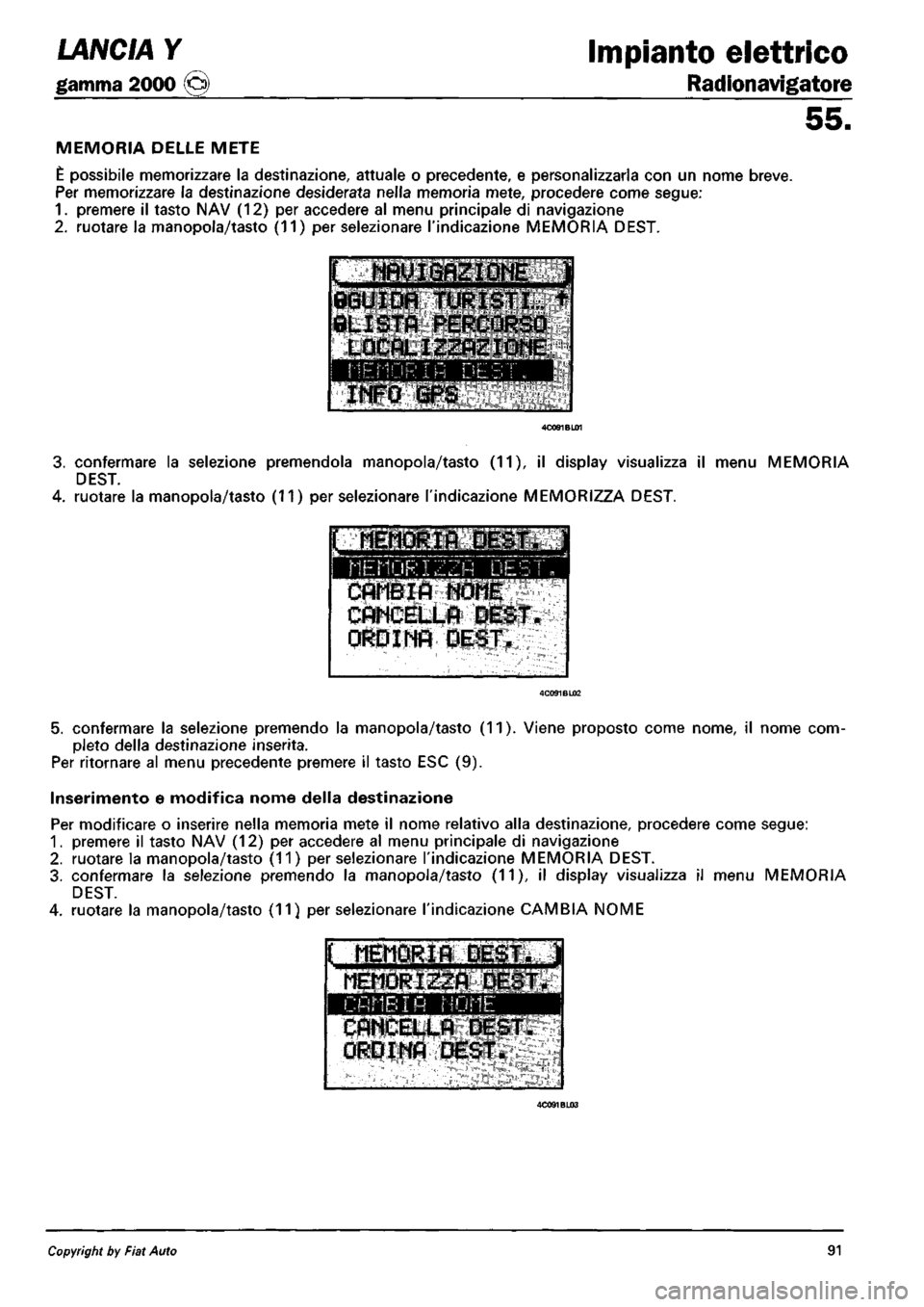 LANCIA Y 1997  Service Repair Manual 