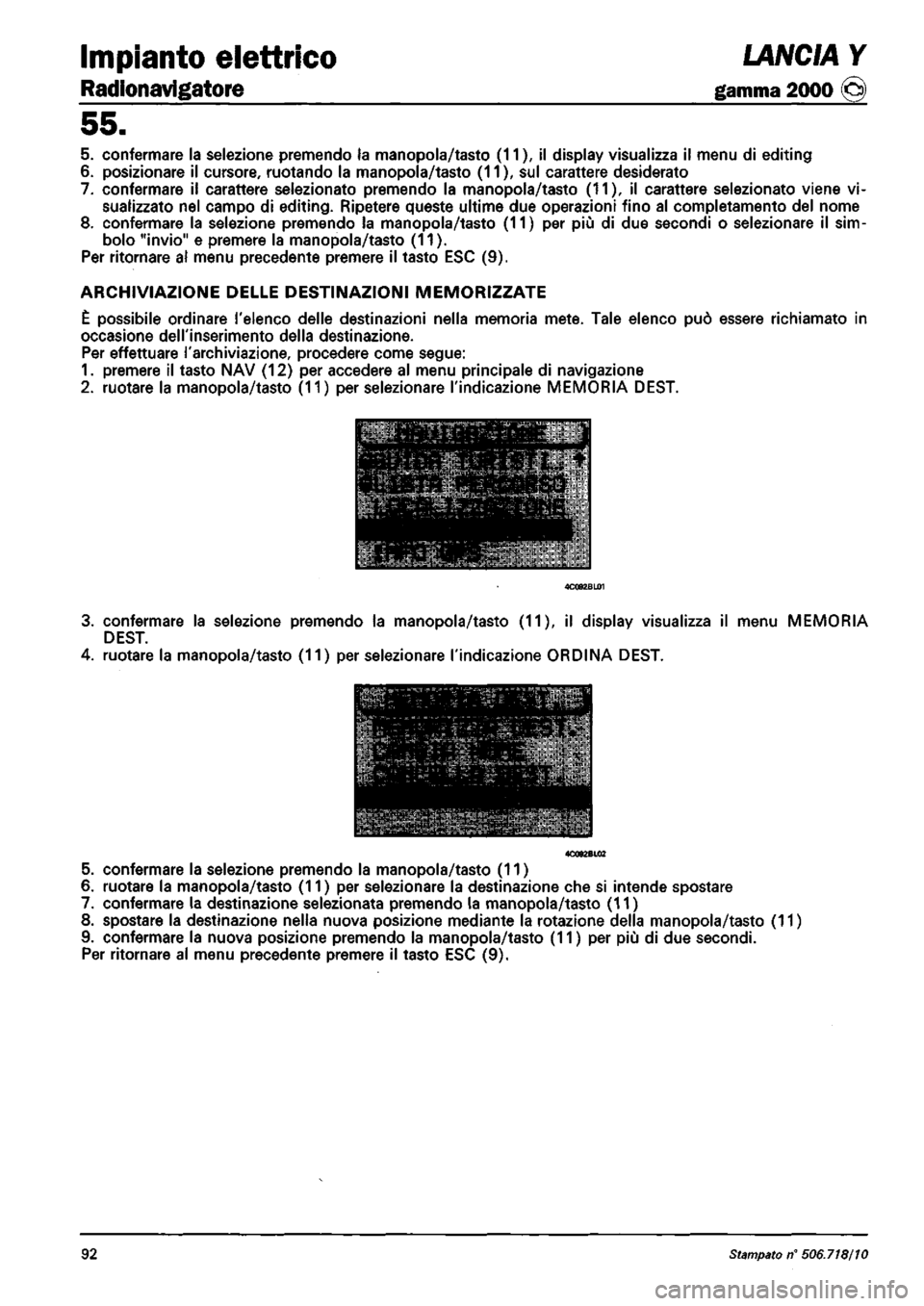 LANCIA Y 1997  Service Repair Manual 