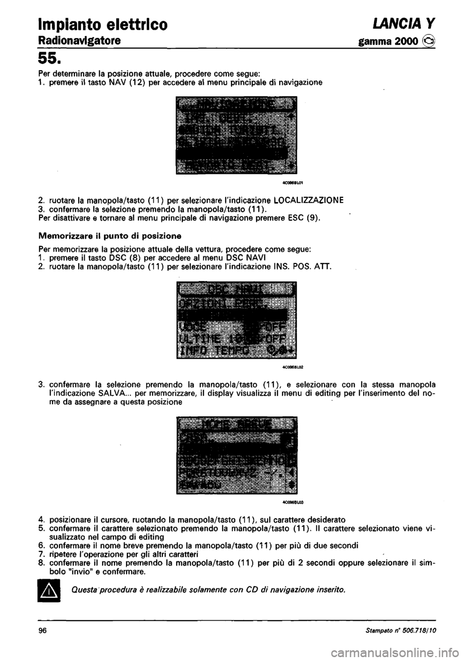 LANCIA Y 1997  Service Repair Manual 