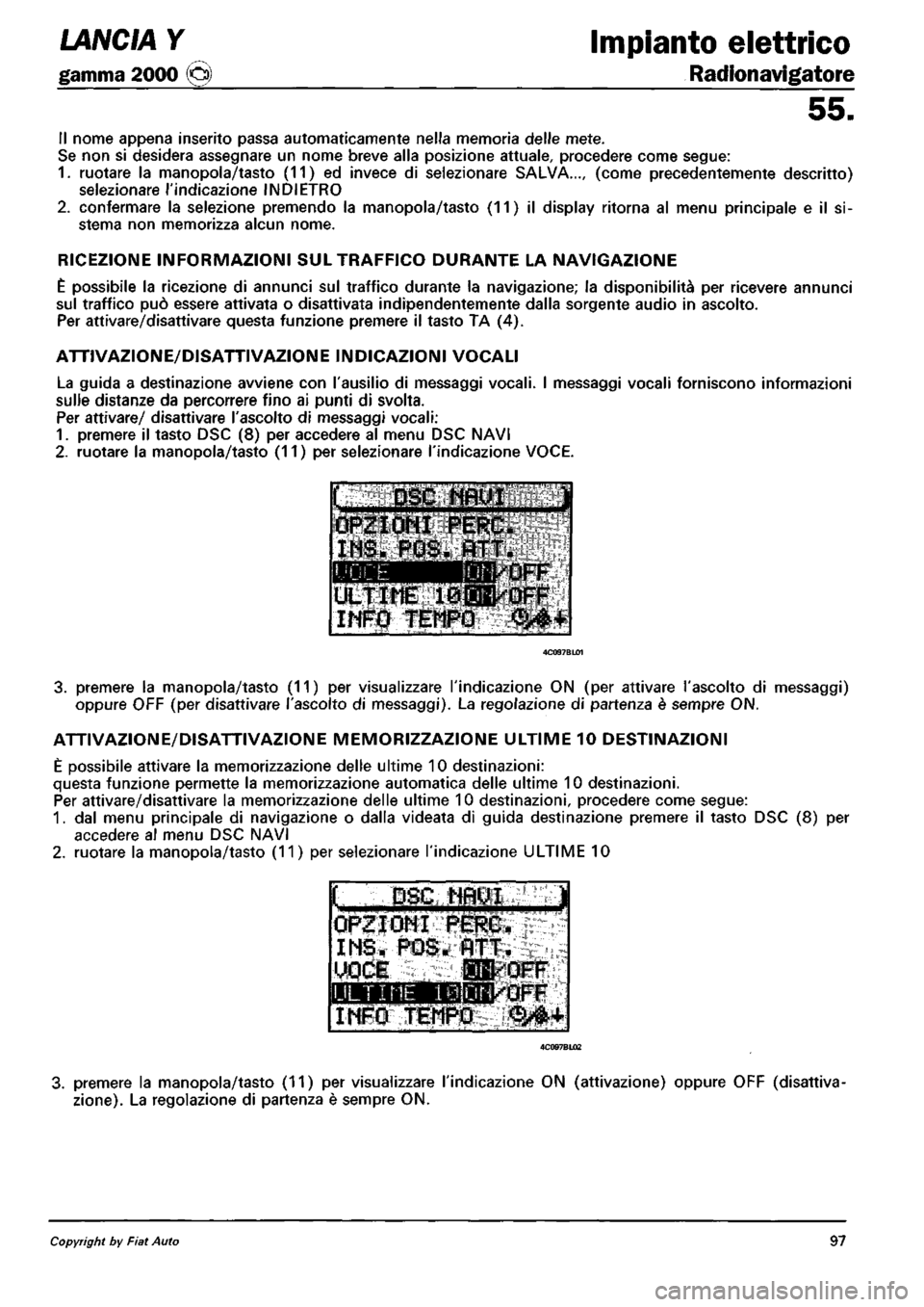LANCIA Y 1997  Service Repair Manual 