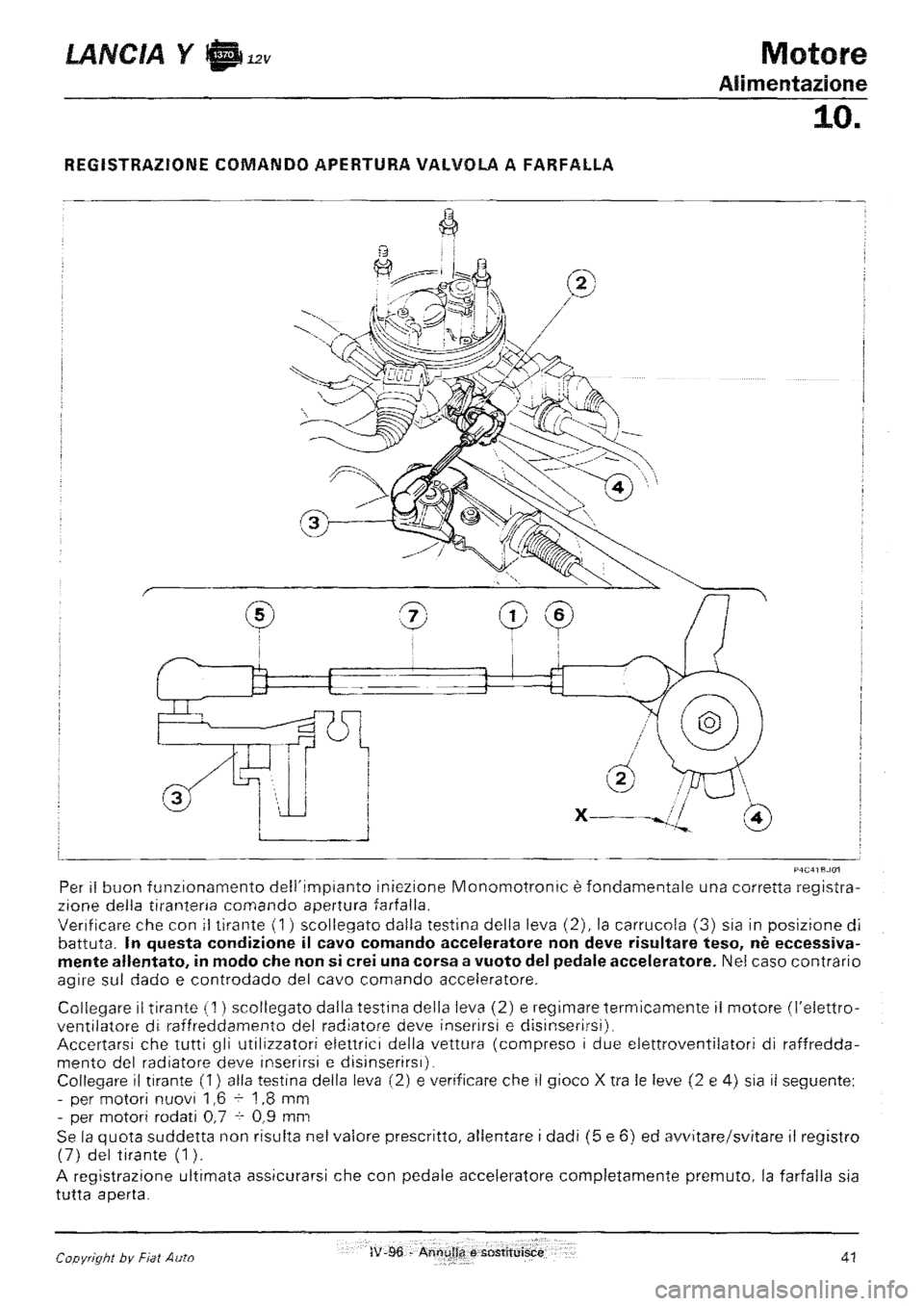 LANCIA Y 1997  Service Repair Manual 