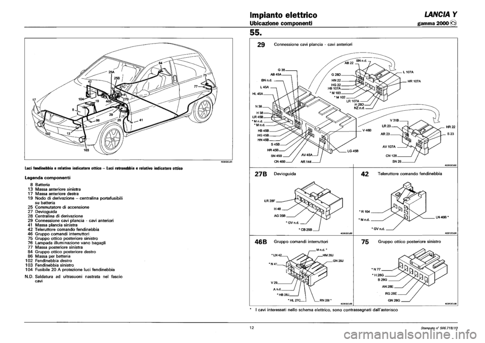 LANCIA Y 1997  Service Repair Manual 