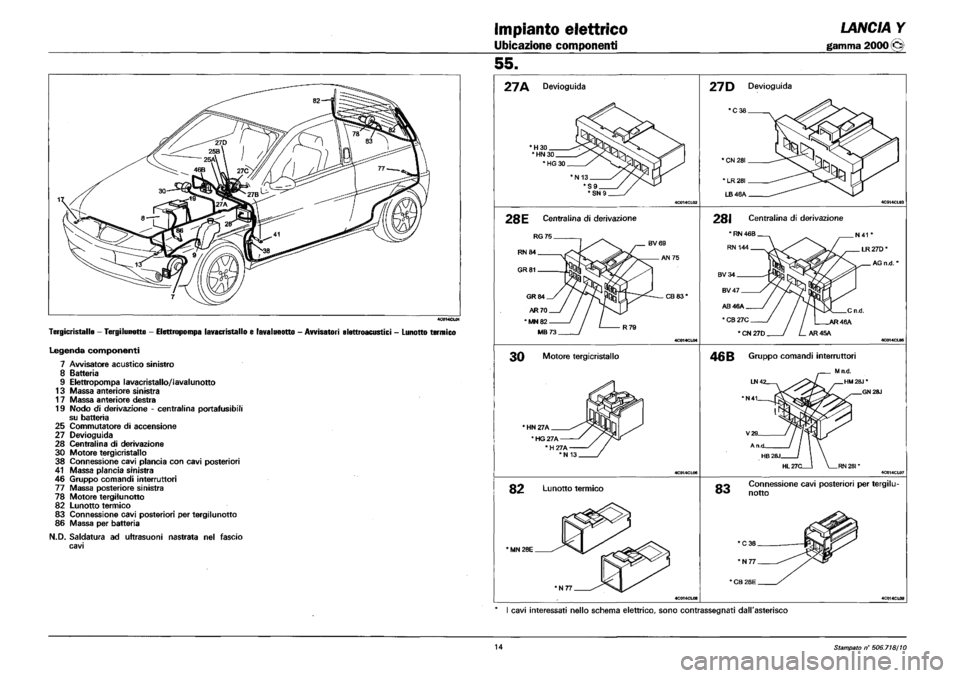 LANCIA Y 1997  Service Repair Manual 