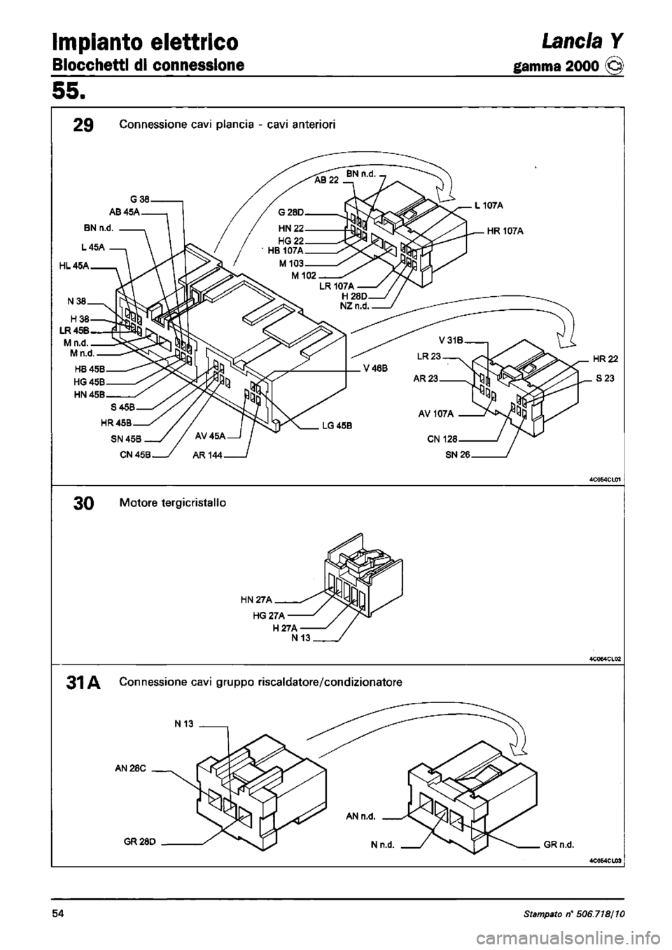 LANCIA Y 1997  Service Repair Manual 