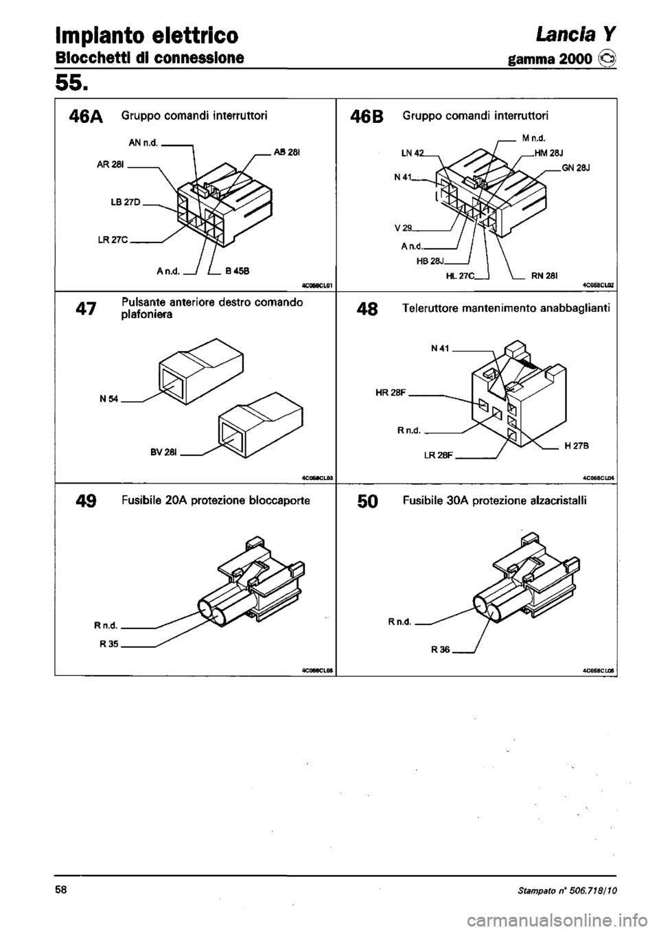 LANCIA Y 1997  Service Repair Manual 