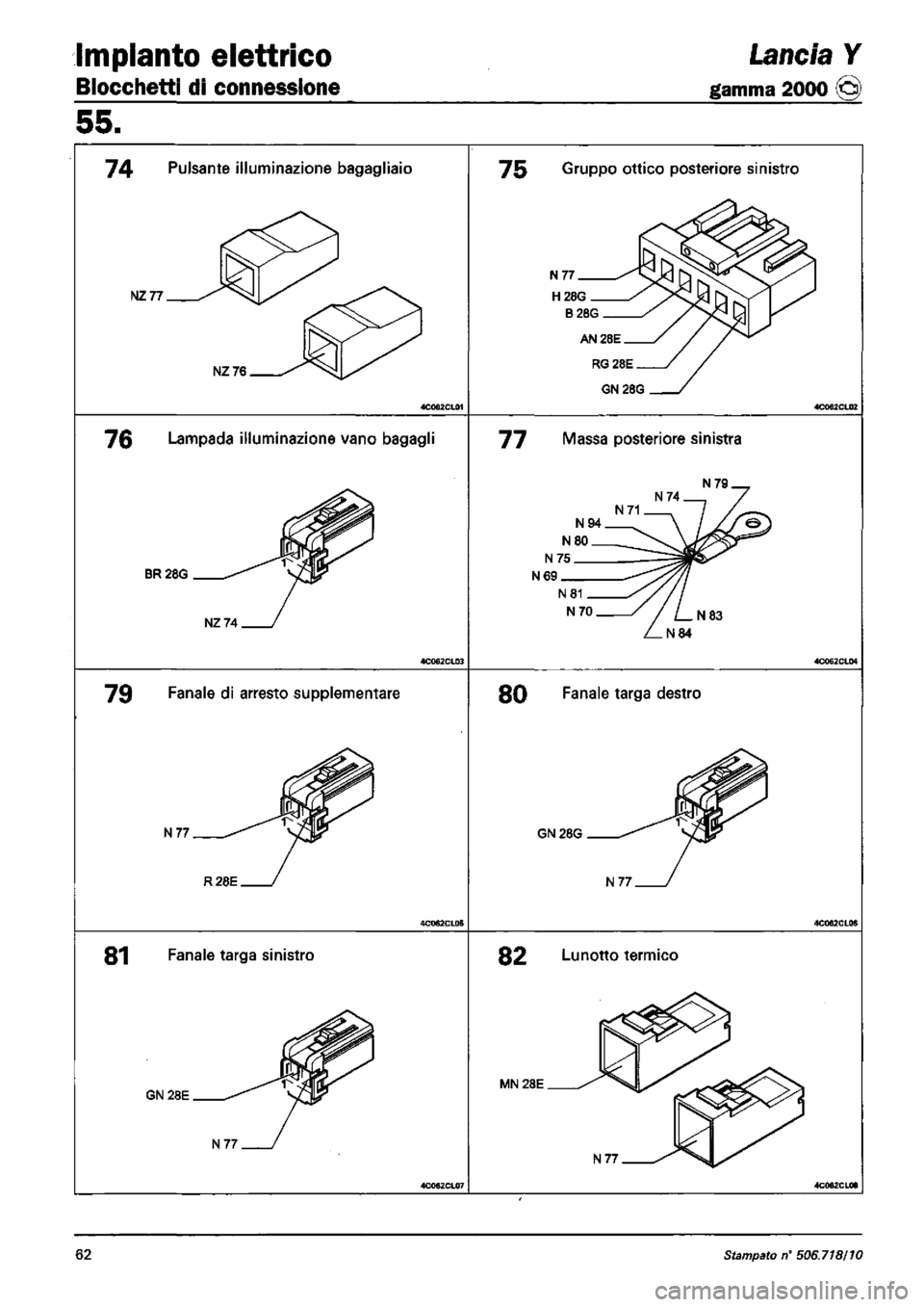 LANCIA Y 1997  Service Repair Manual 