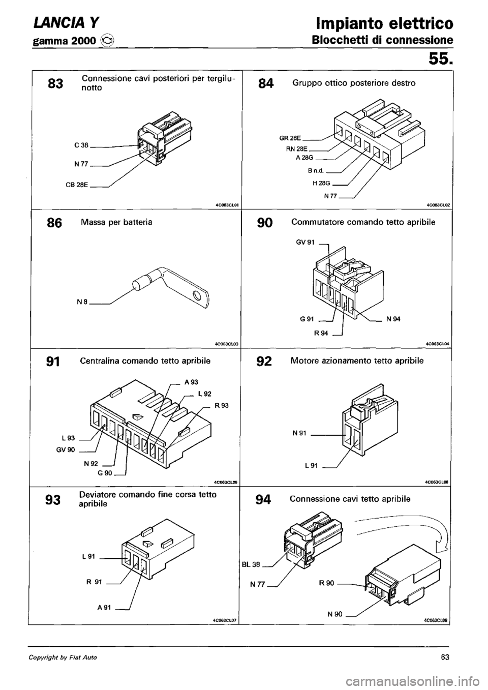 LANCIA Y 1997  Service Repair Manual 