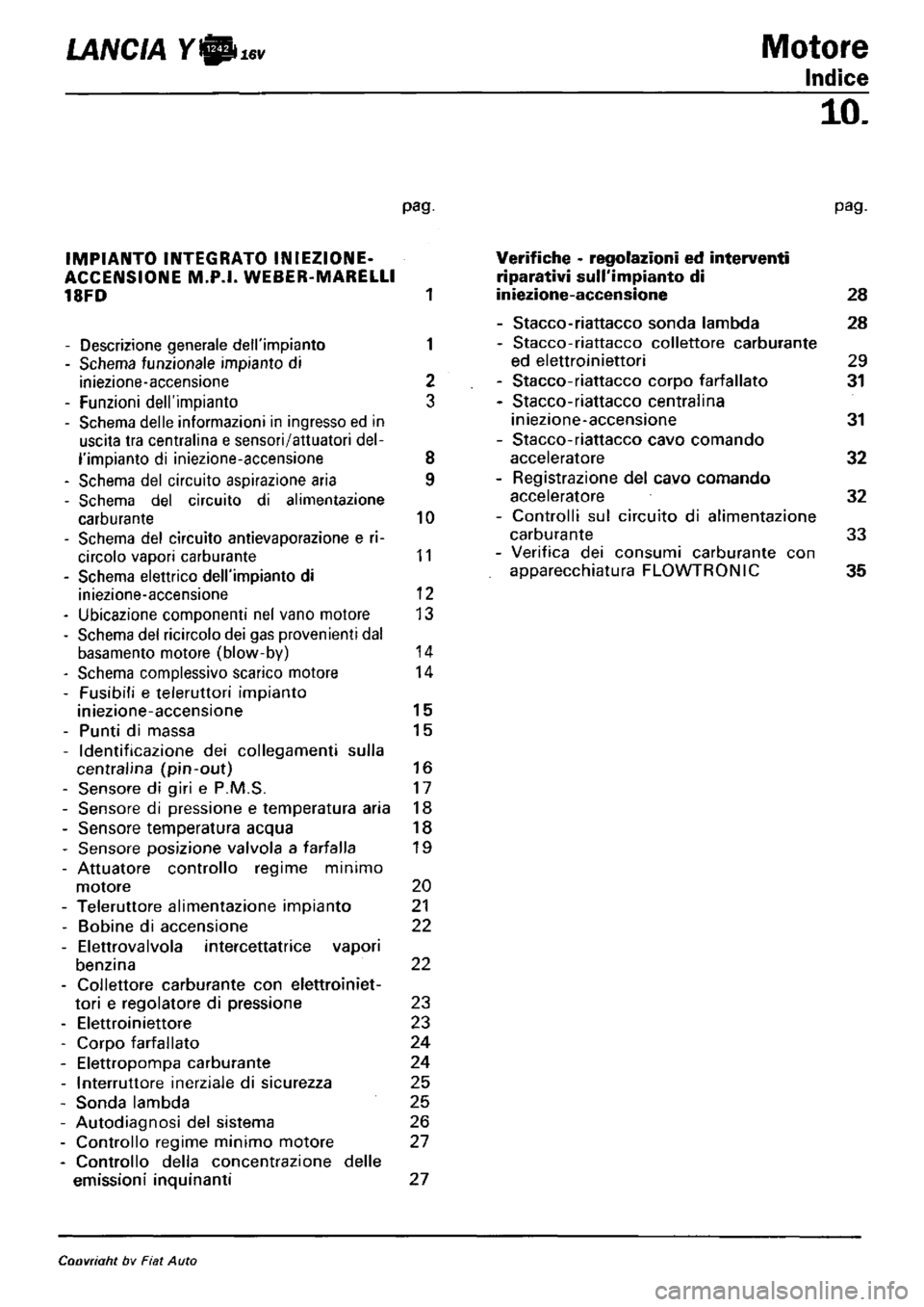 LANCIA Y 1997  Service Repair Manual 