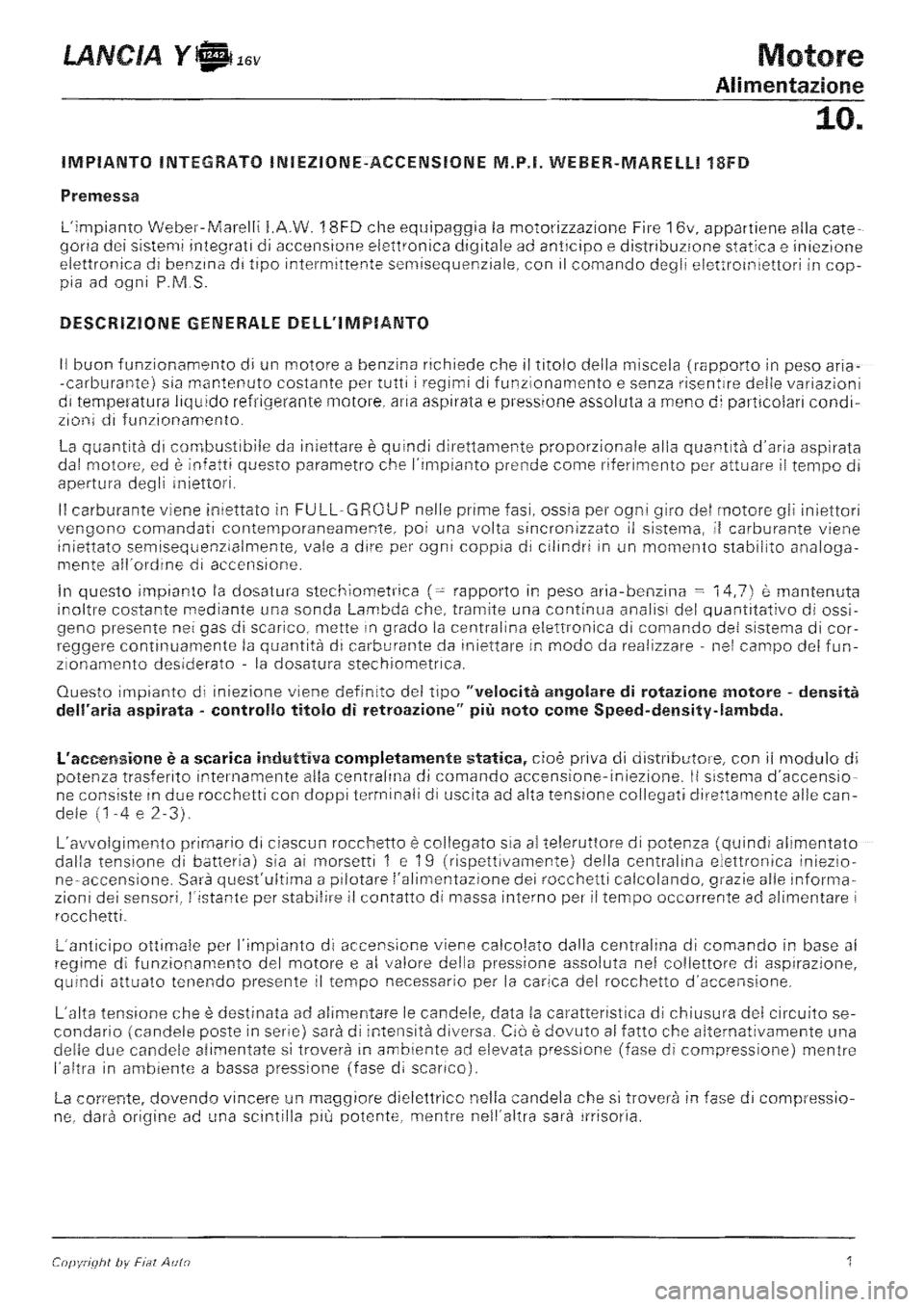 LANCIA Y 1997  Service Repair Manual 