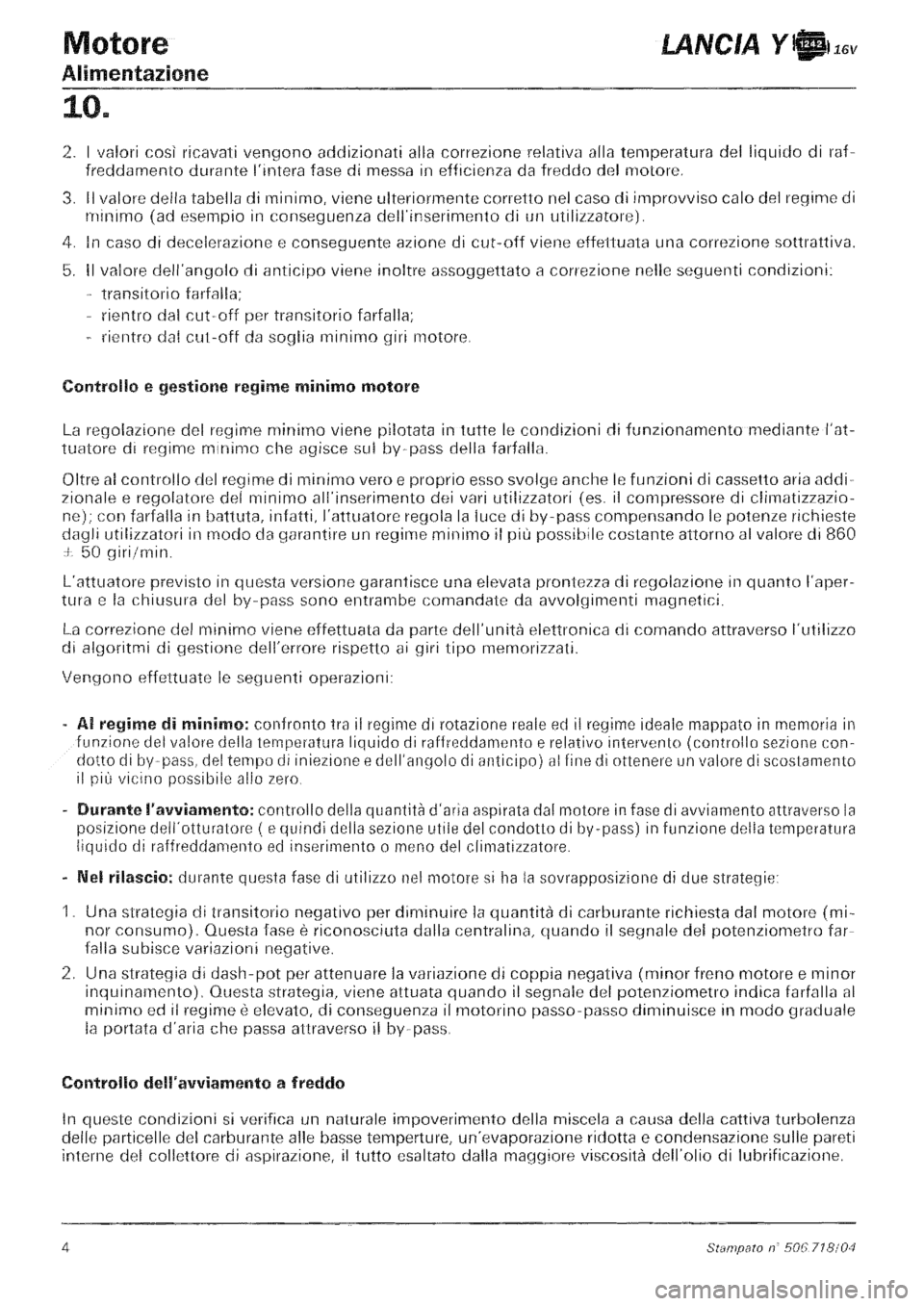 LANCIA Y 1997  Service Repair Manual 