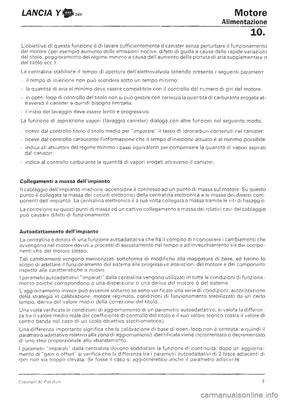 LANCIA Y 1997  Service Repair Manual 