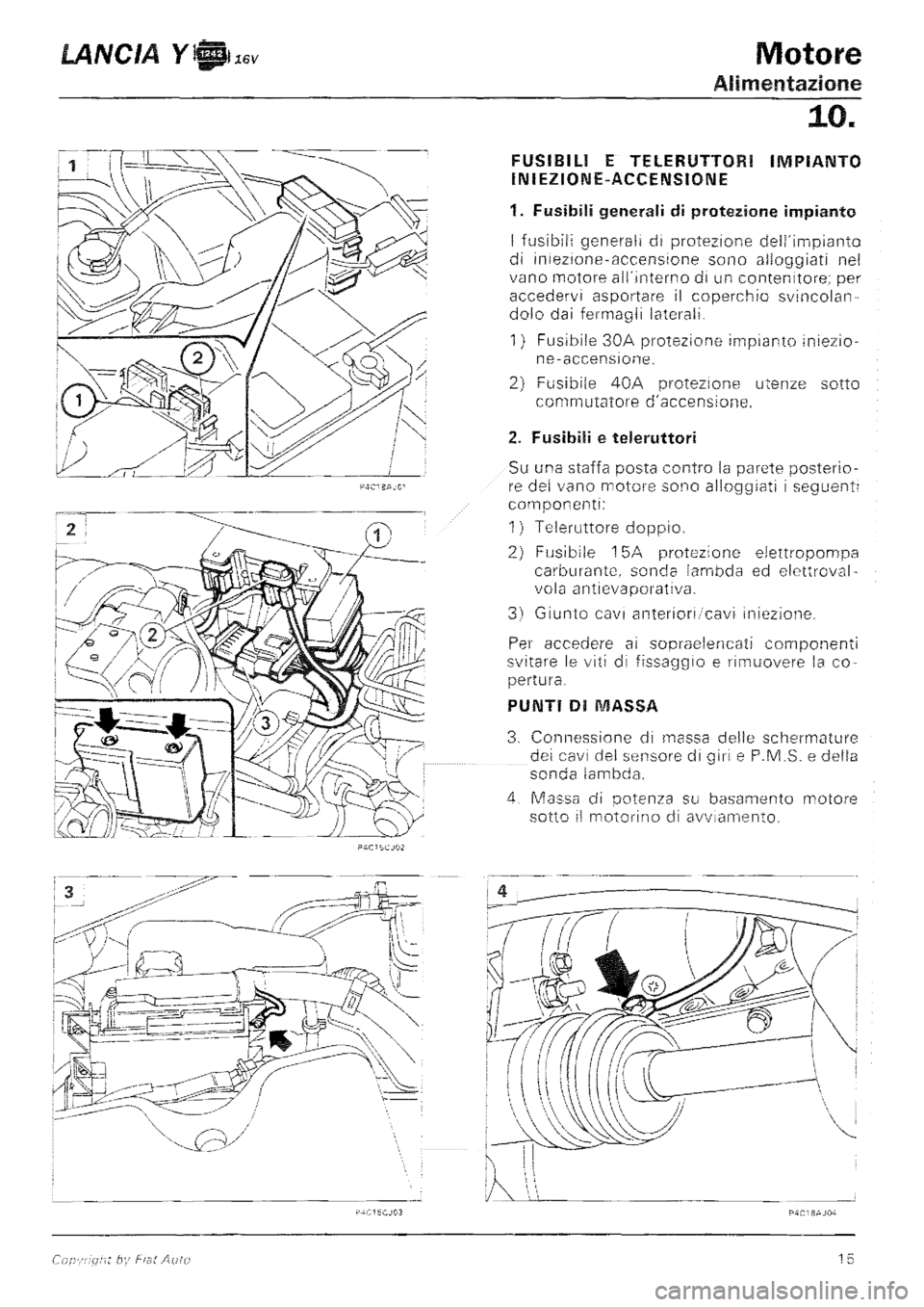 LANCIA Y 1997  Service Repair Manual 