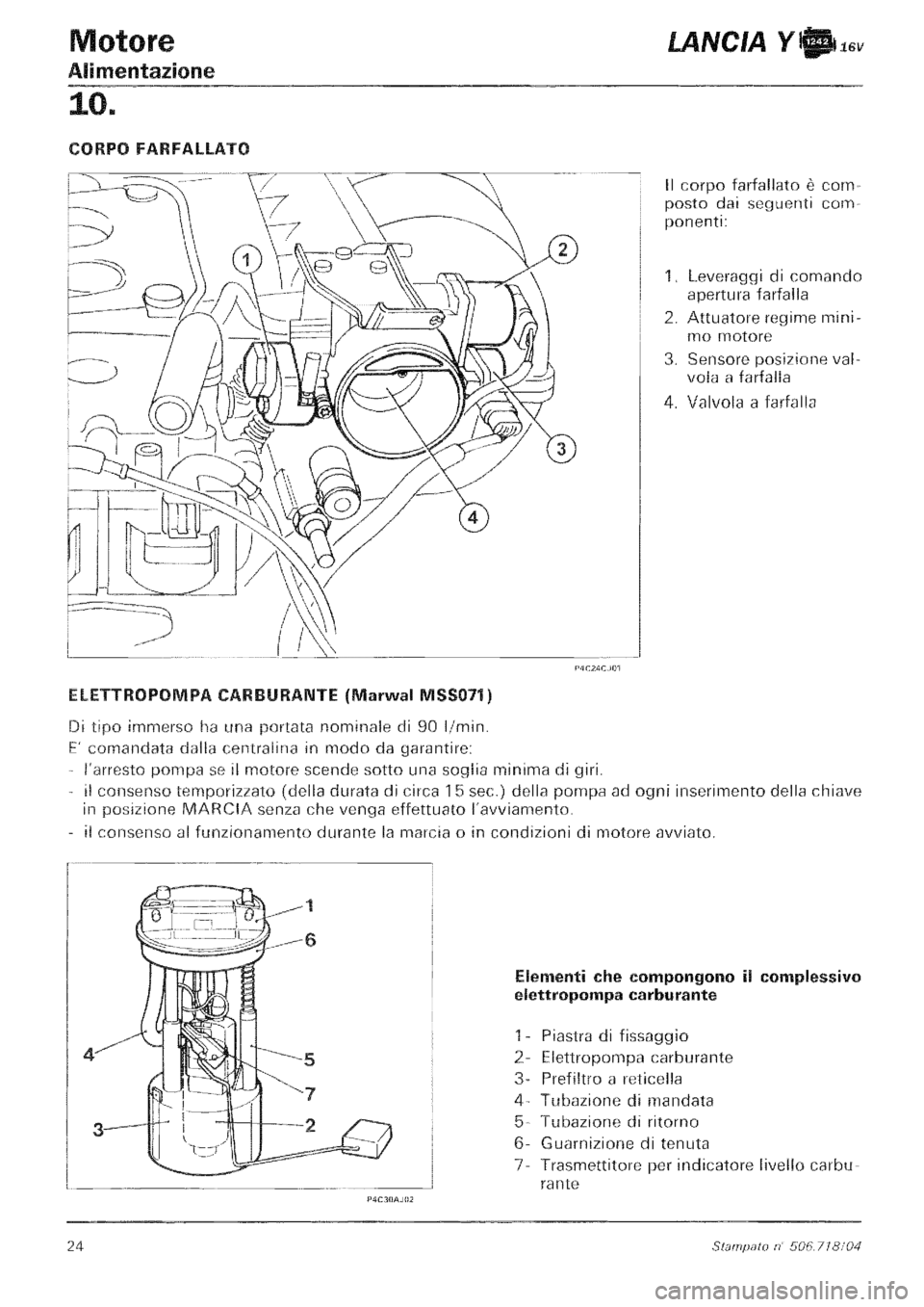 LANCIA Y 1997  Service Repair Manual 