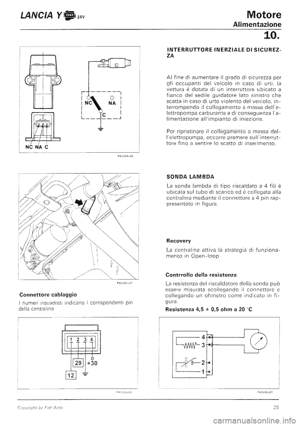 LANCIA Y 1997  Service Repair Manual 
