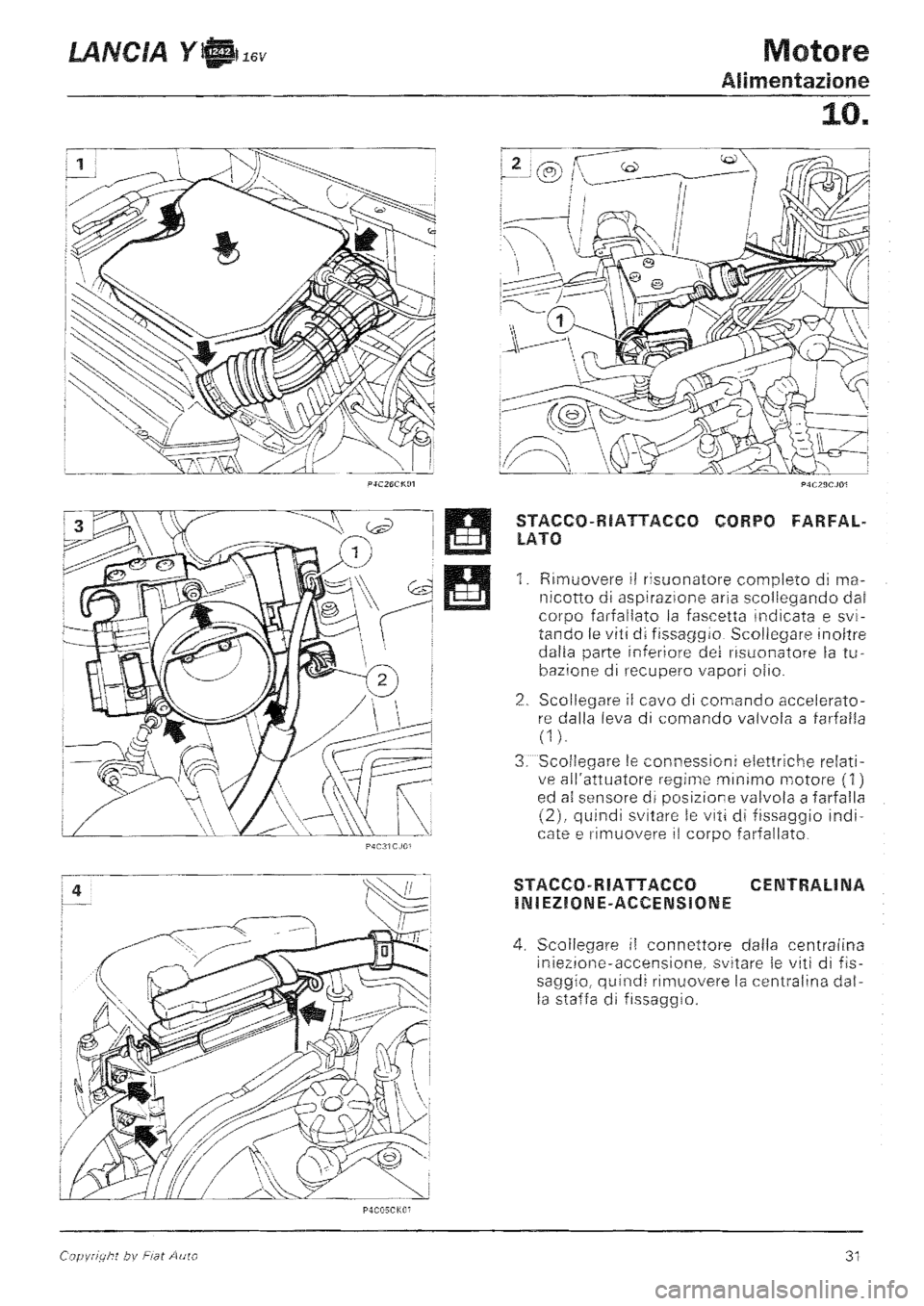 LANCIA Y 1997  Service Repair Manual 