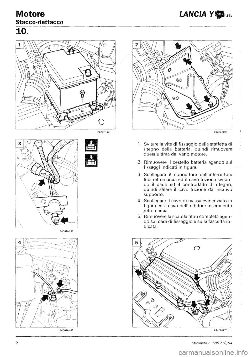 LANCIA Y 1997  Service Repair Manual 