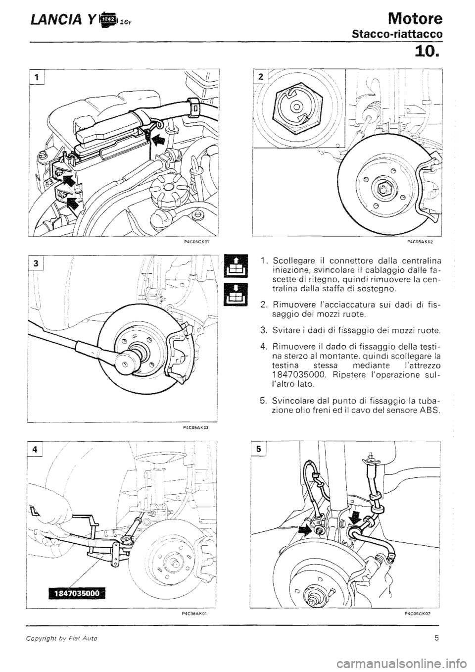 LANCIA Y 1997  Service Repair Manual 