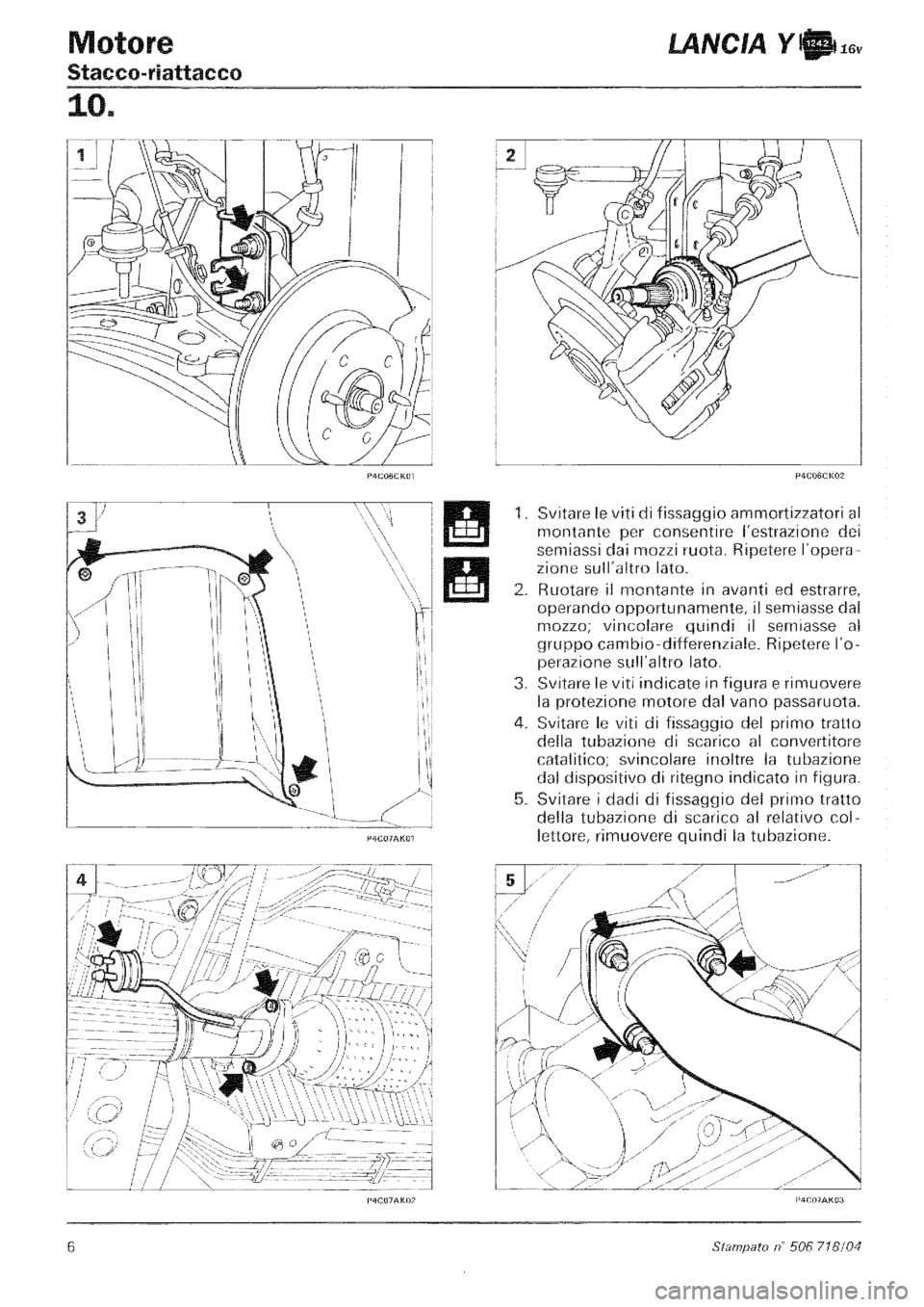 LANCIA Y 1997  Service Repair Manual 