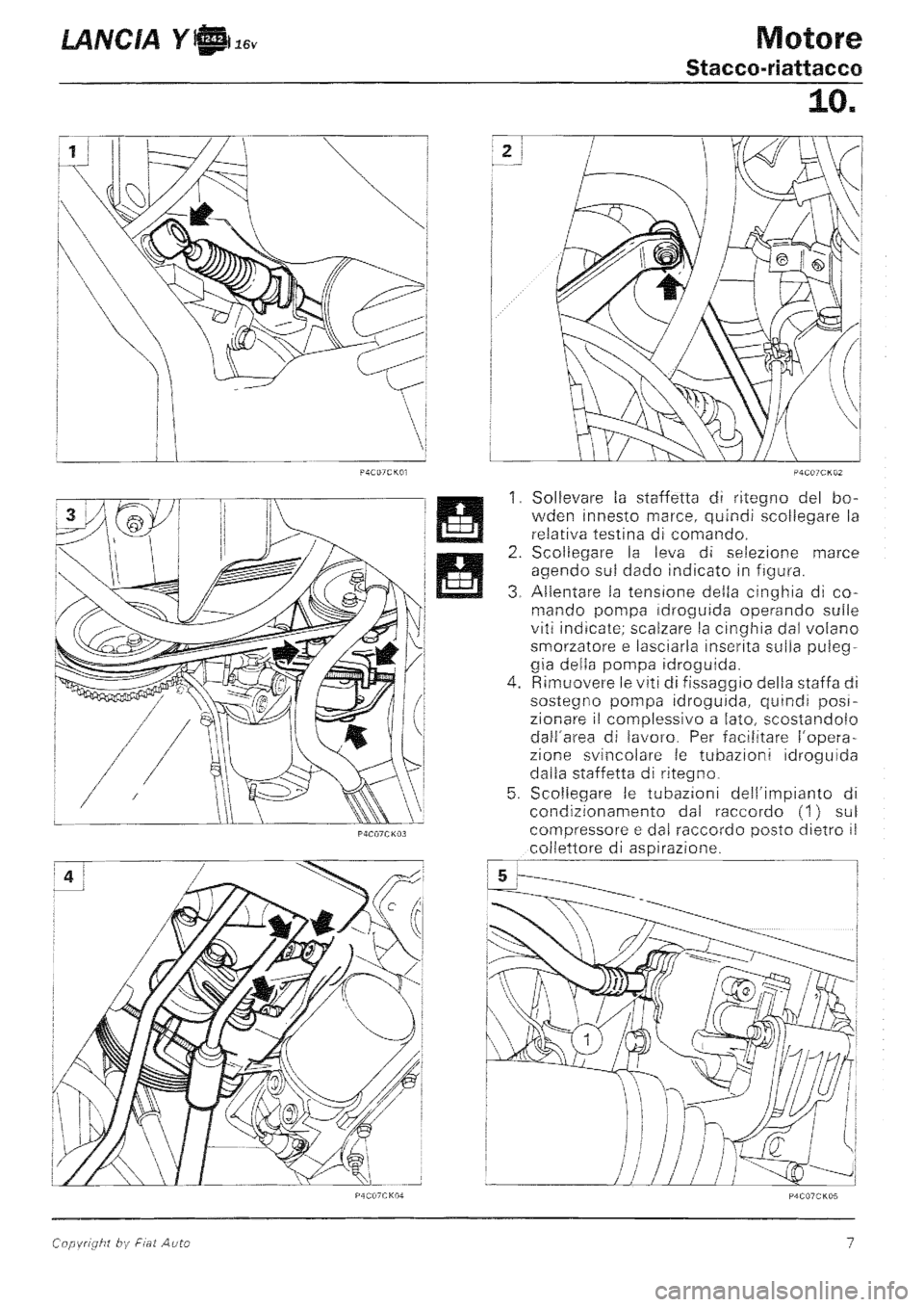 LANCIA Y 1997  Service Repair Manual 