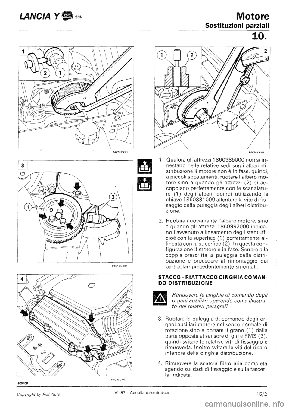 LANCIA Y 1997  Service Repair Manual 