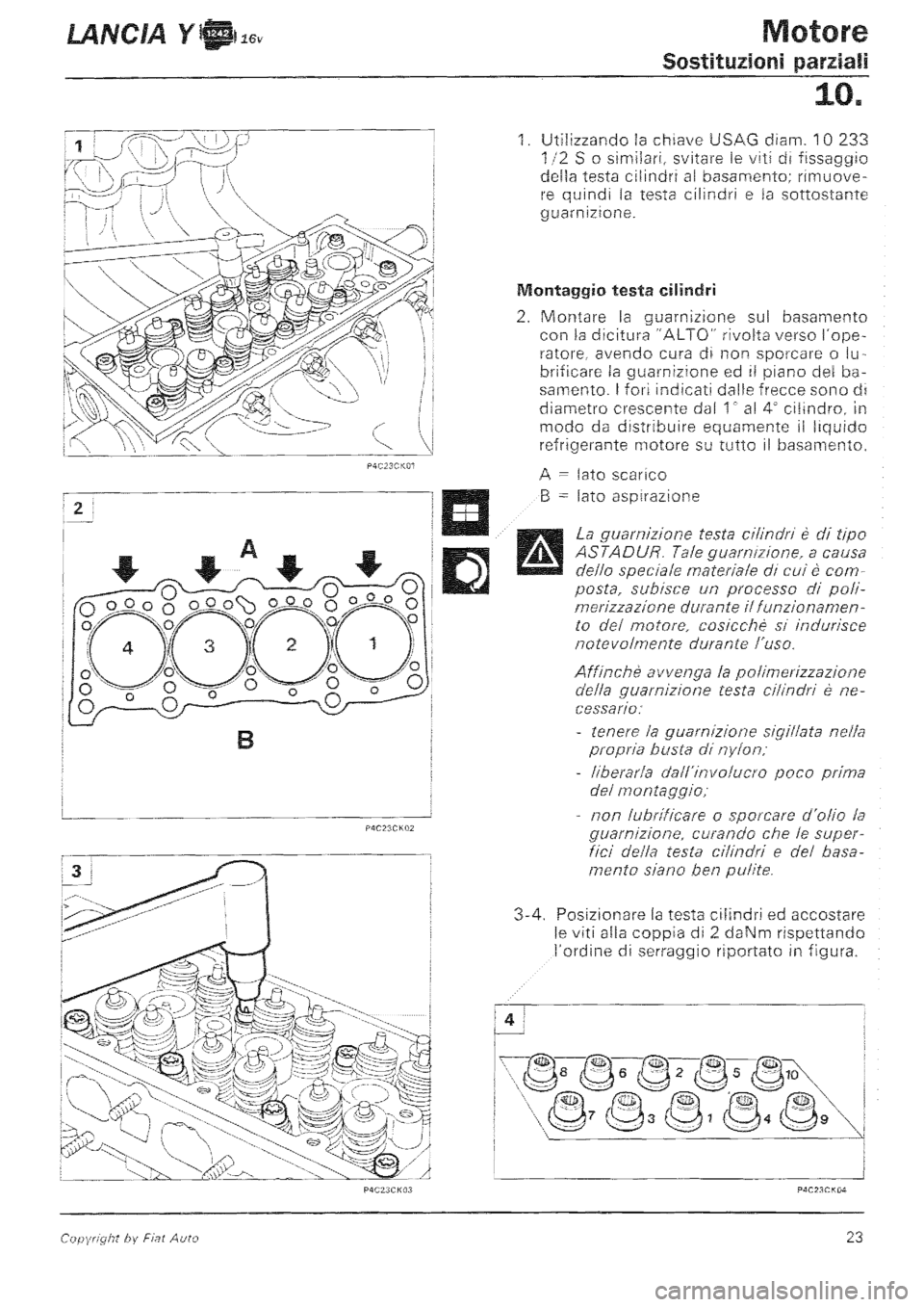 LANCIA Y 1997  Service Repair Manual 