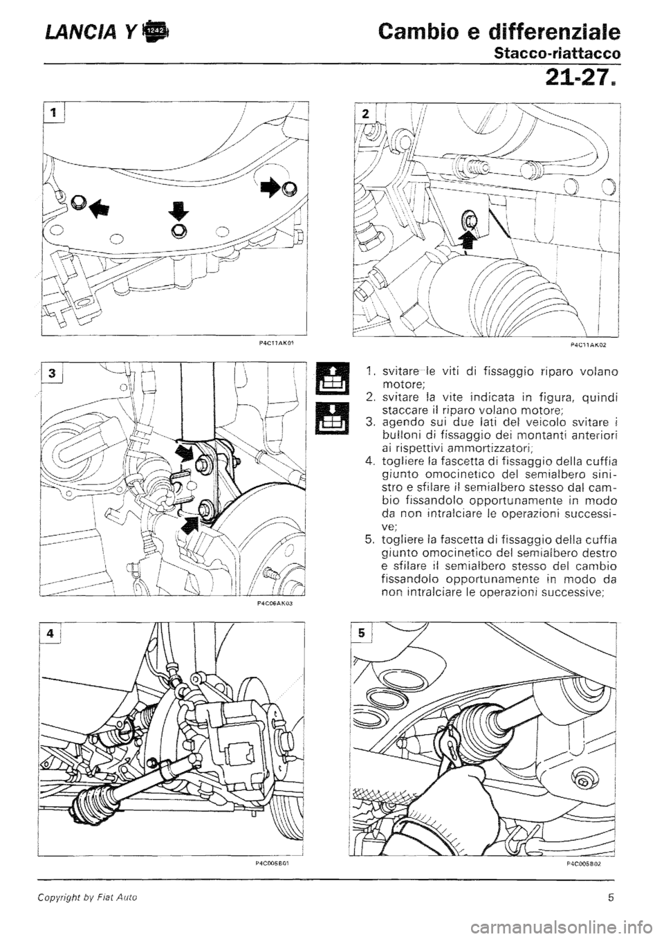 LANCIA Y 1997  Service Repair Manual 