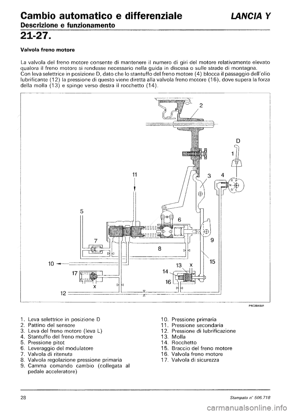 LANCIA Y 1997  Service Repair Manual 
