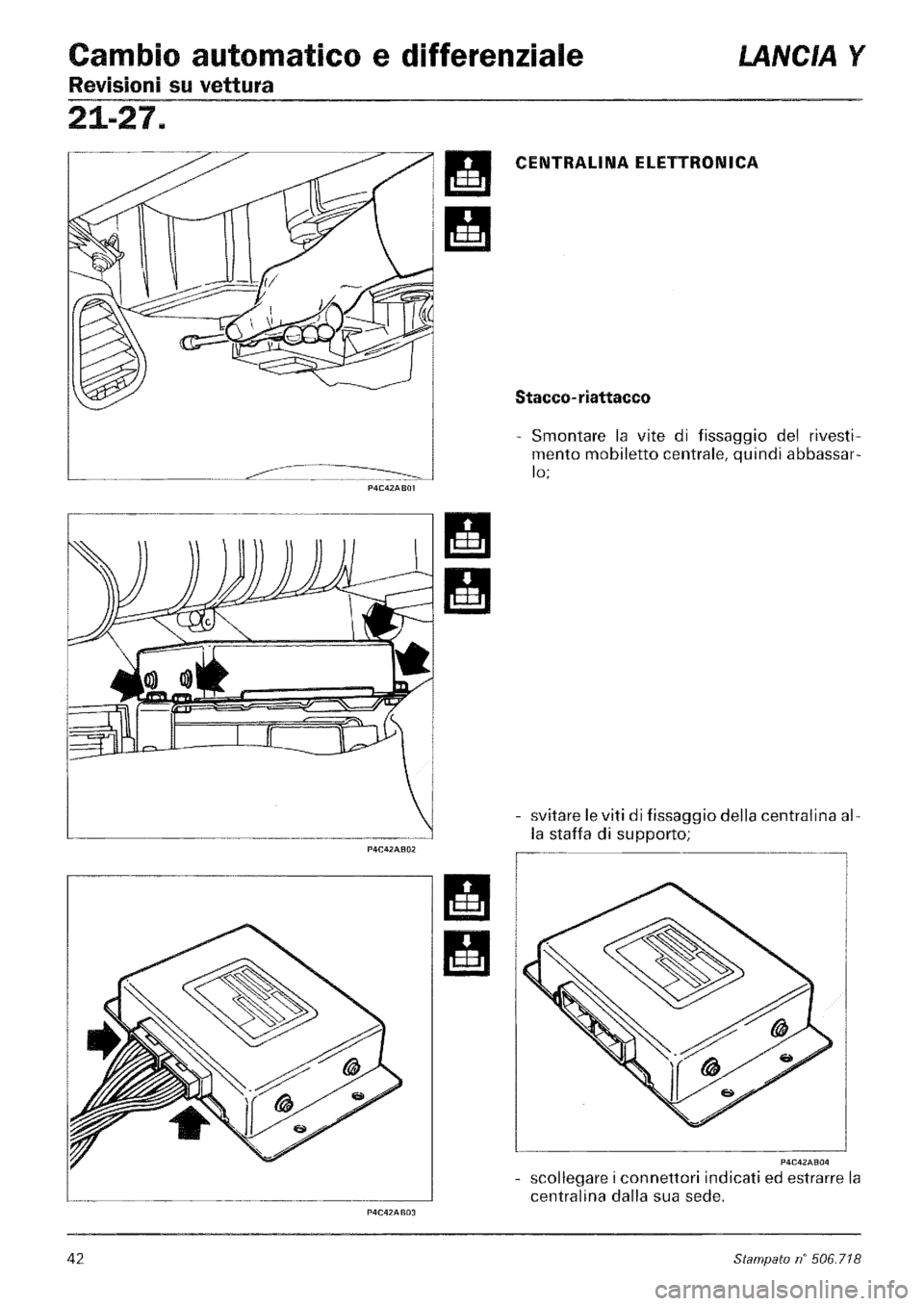 LANCIA Y 1997  Service Repair Manual 