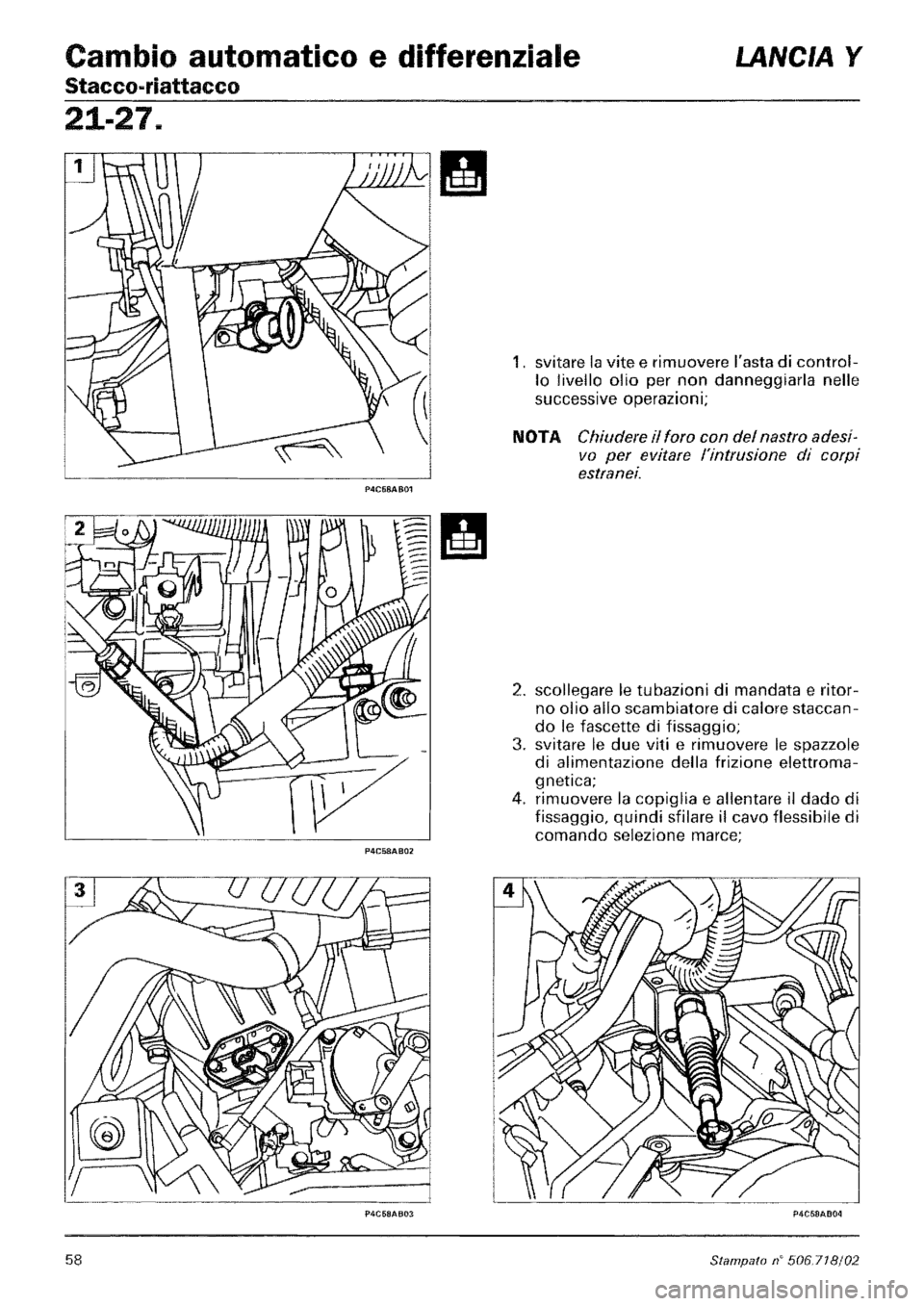 LANCIA Y 1997  Service Repair Manual 