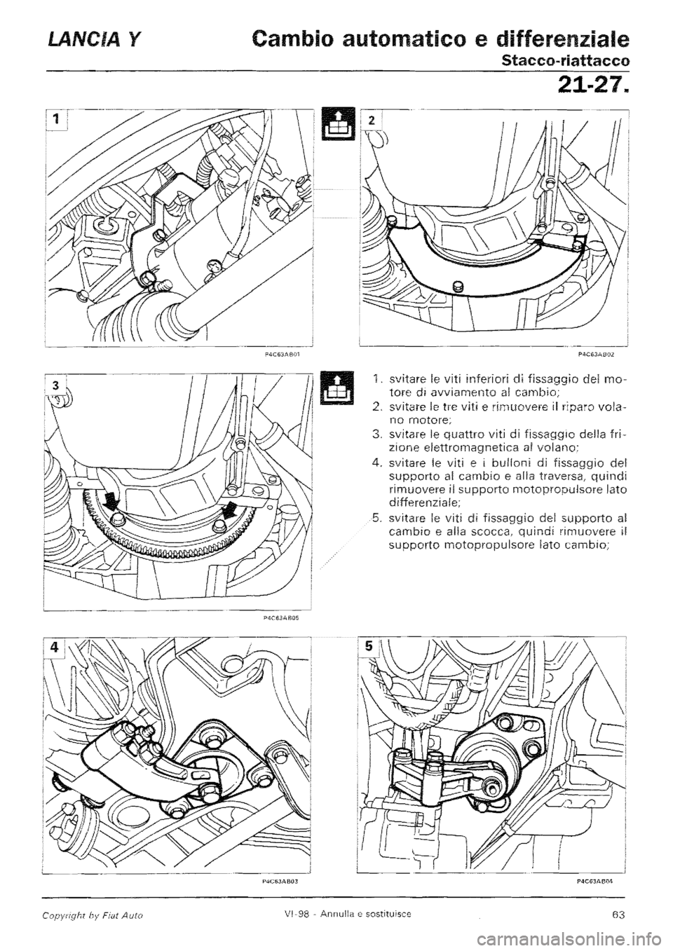 LANCIA Y 1997  Service Repair Manual 