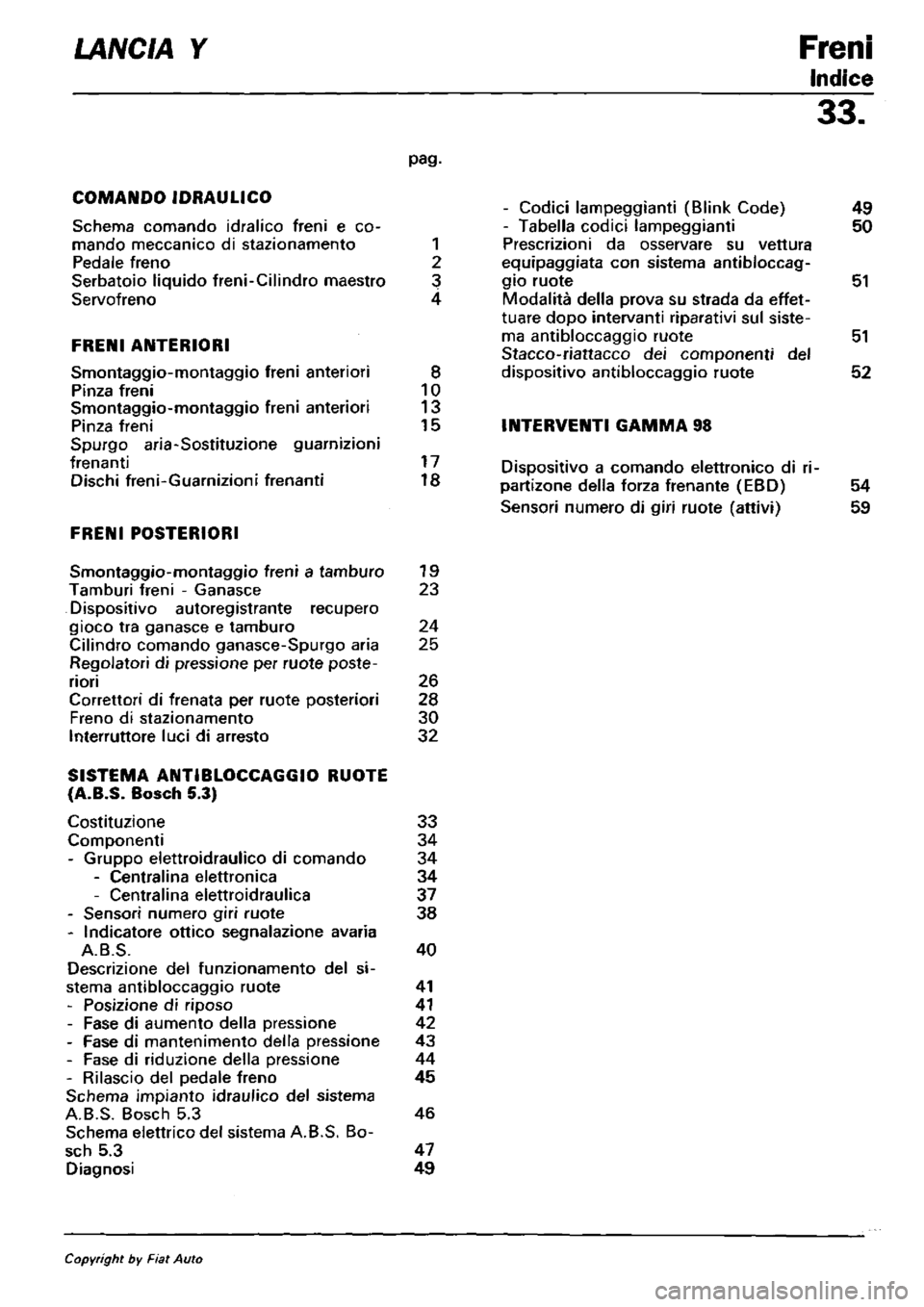 LANCIA Y 1997  Service Repair Manual 