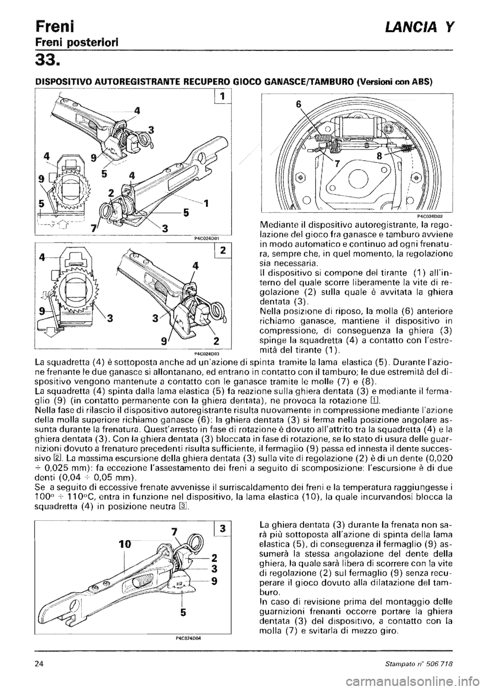 LANCIA Y 1997  Service Repair Manual 