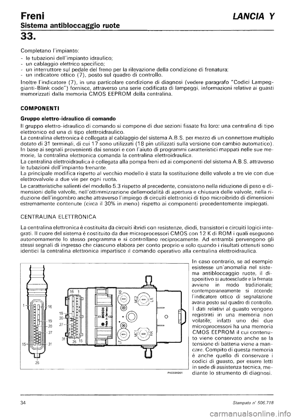 LANCIA Y 1997  Service Repair Manual 