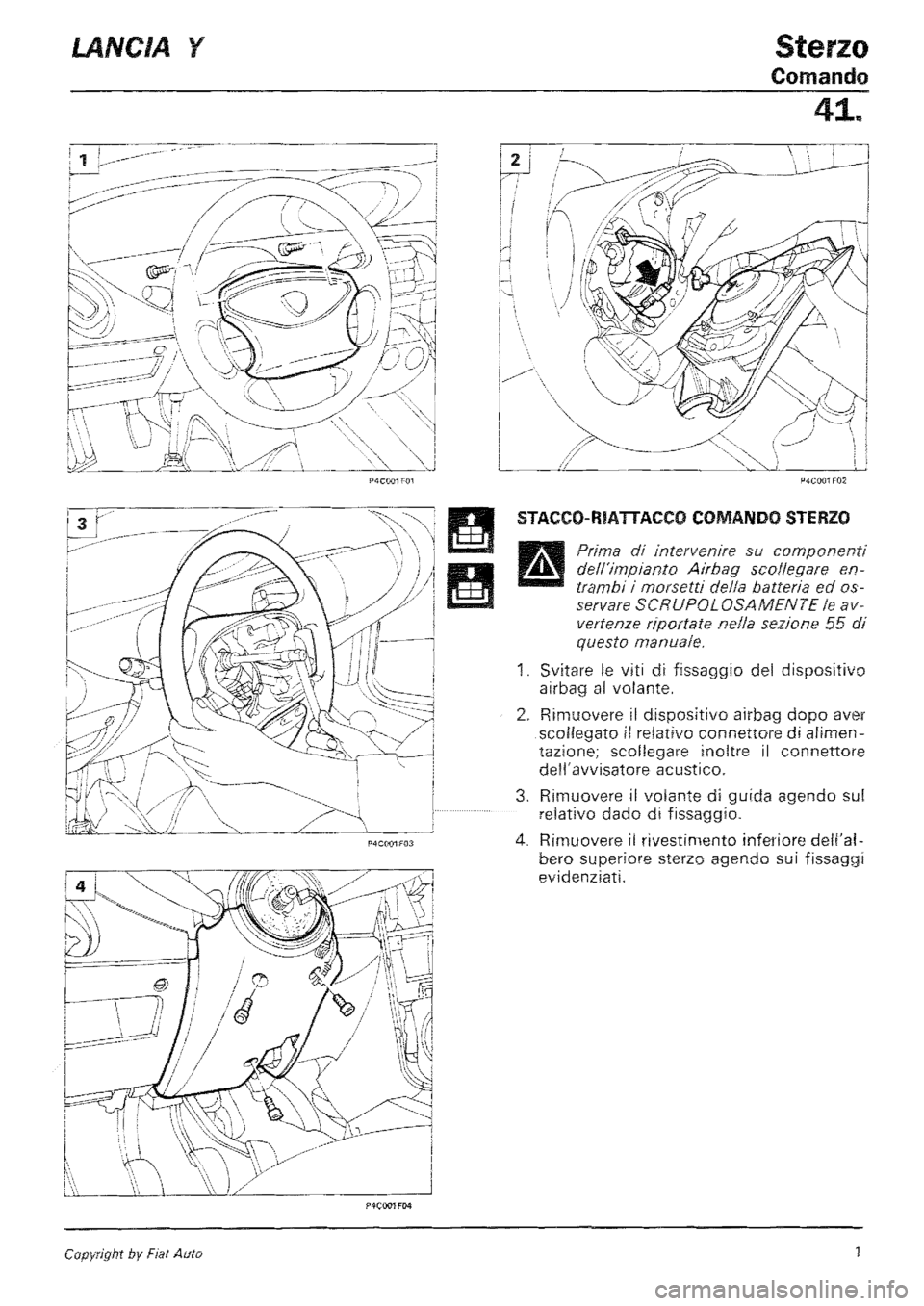 LANCIA Y 1997  Service Repair Manual 