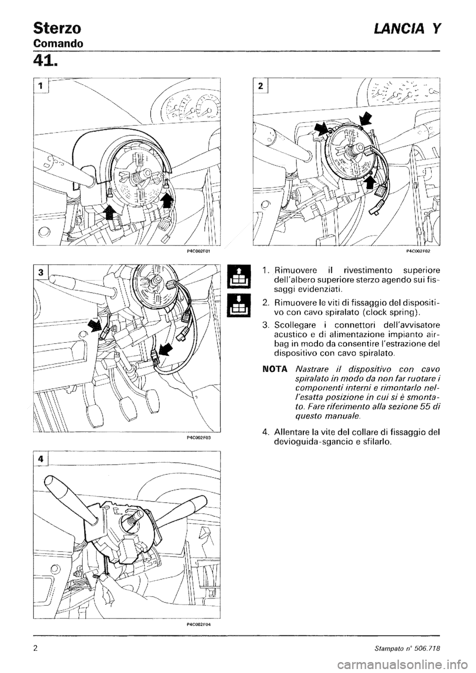 LANCIA Y 1997  Service Repair Manual 