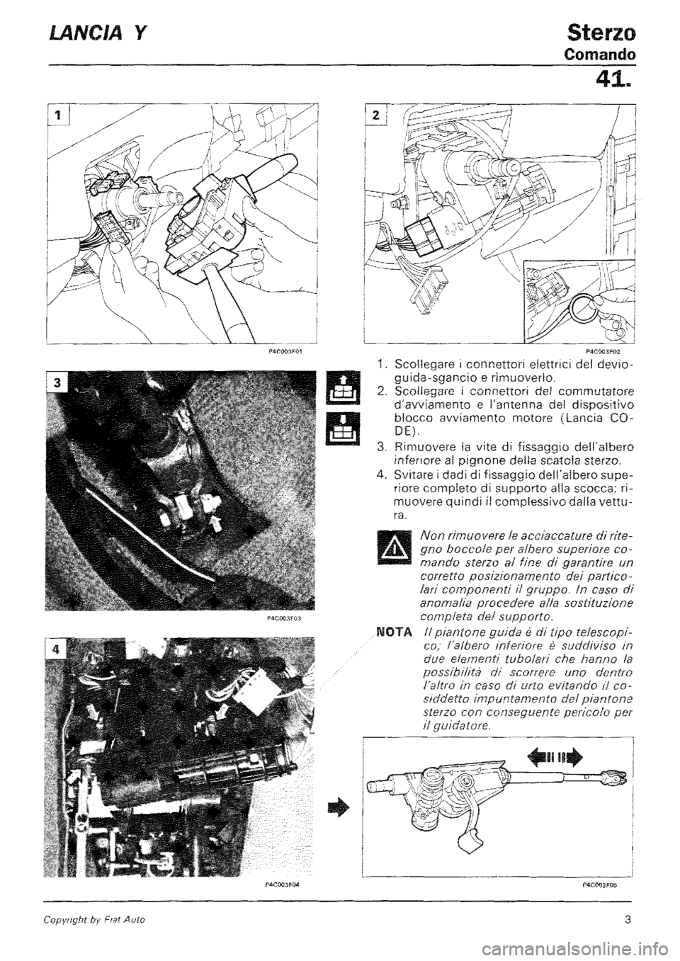 LANCIA Y 1997  Service Repair Manual 