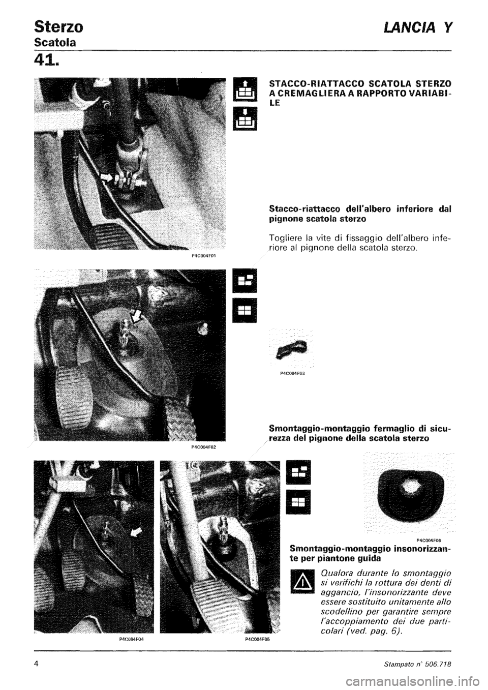 LANCIA Y 1997  Service Repair Manual 