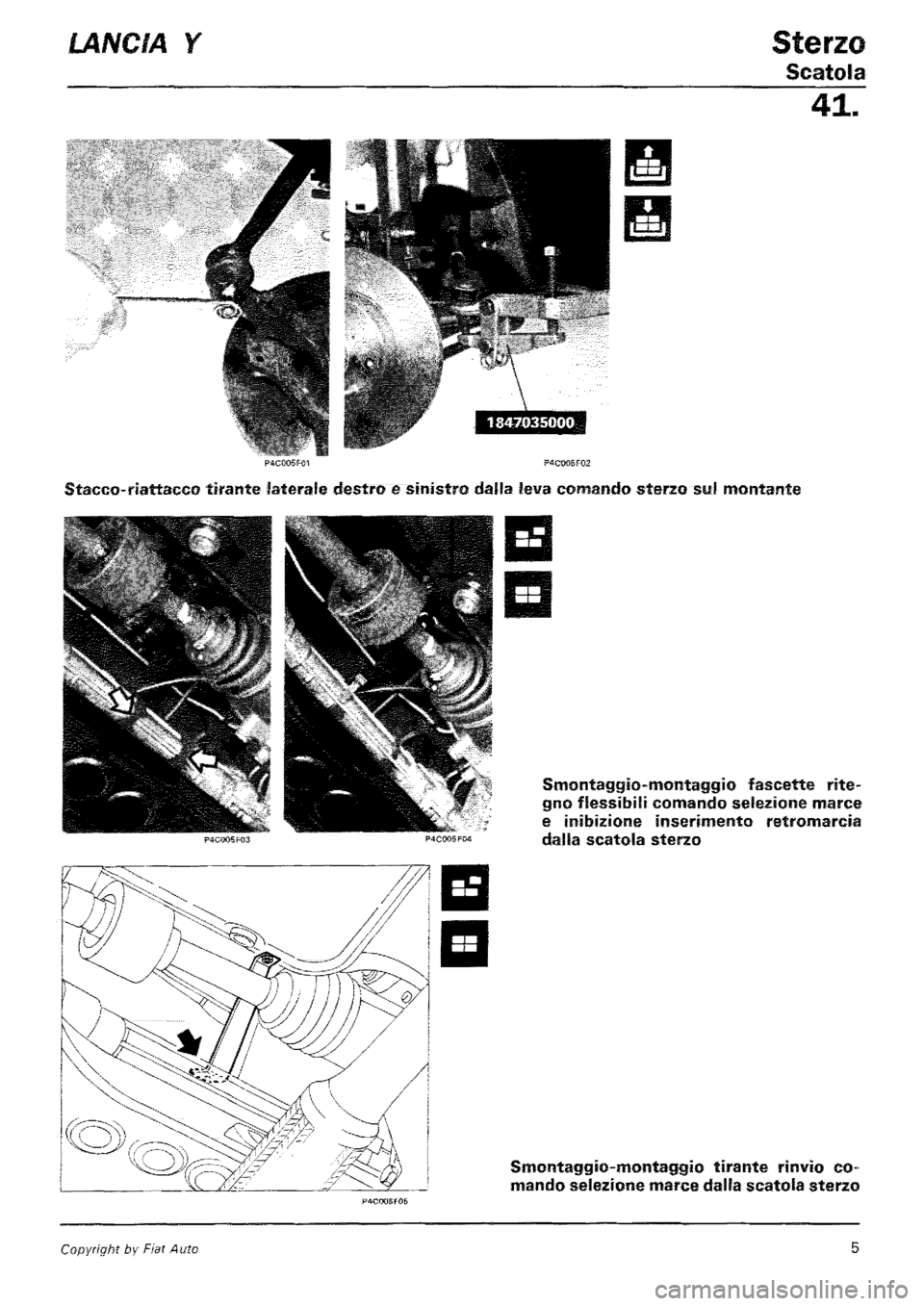 LANCIA Y 1997  Service Repair Manual 