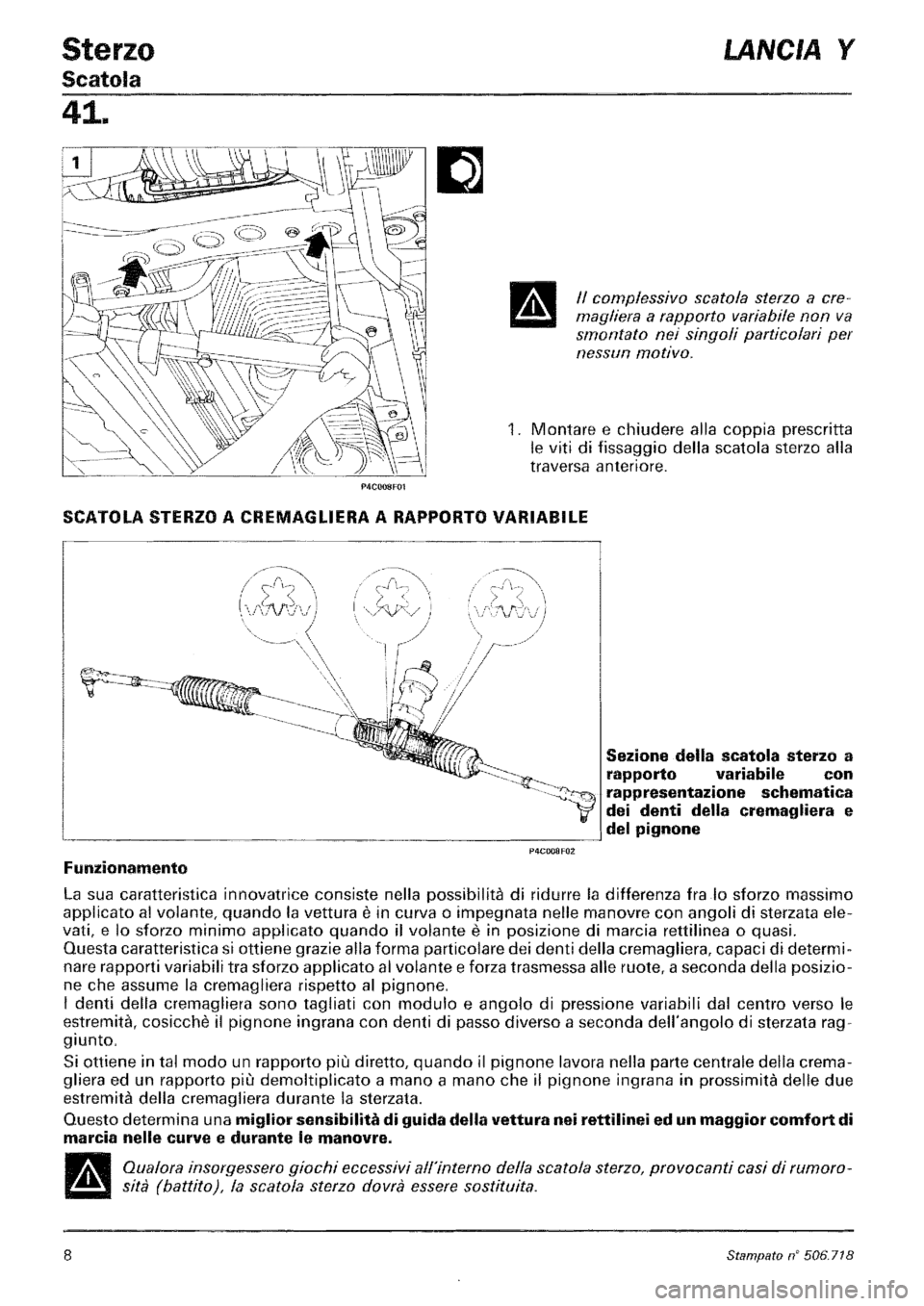 LANCIA Y 1997  Service Repair Manual 