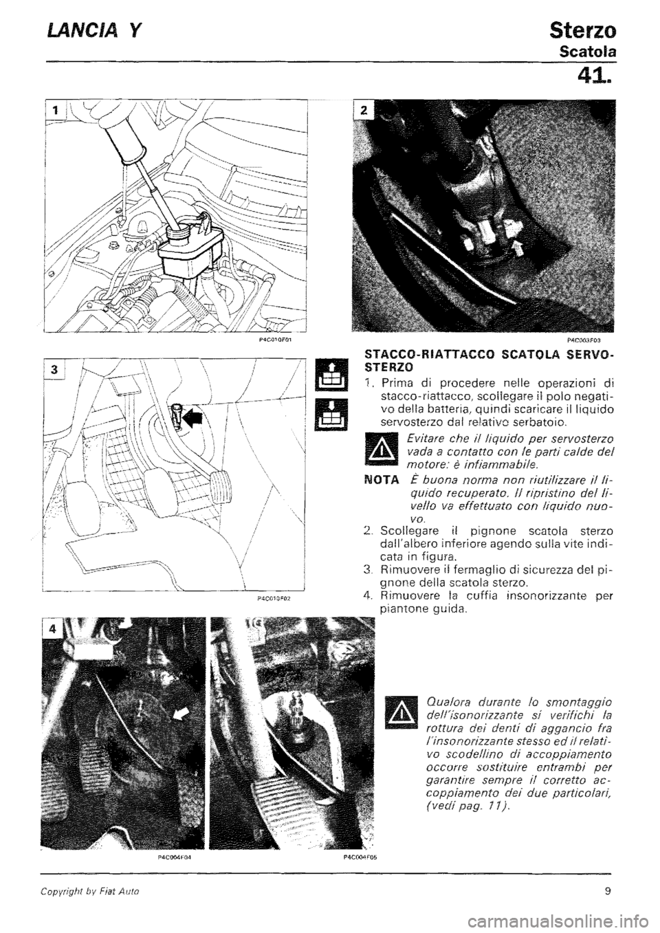 LANCIA Y 1997  Service Repair Manual 