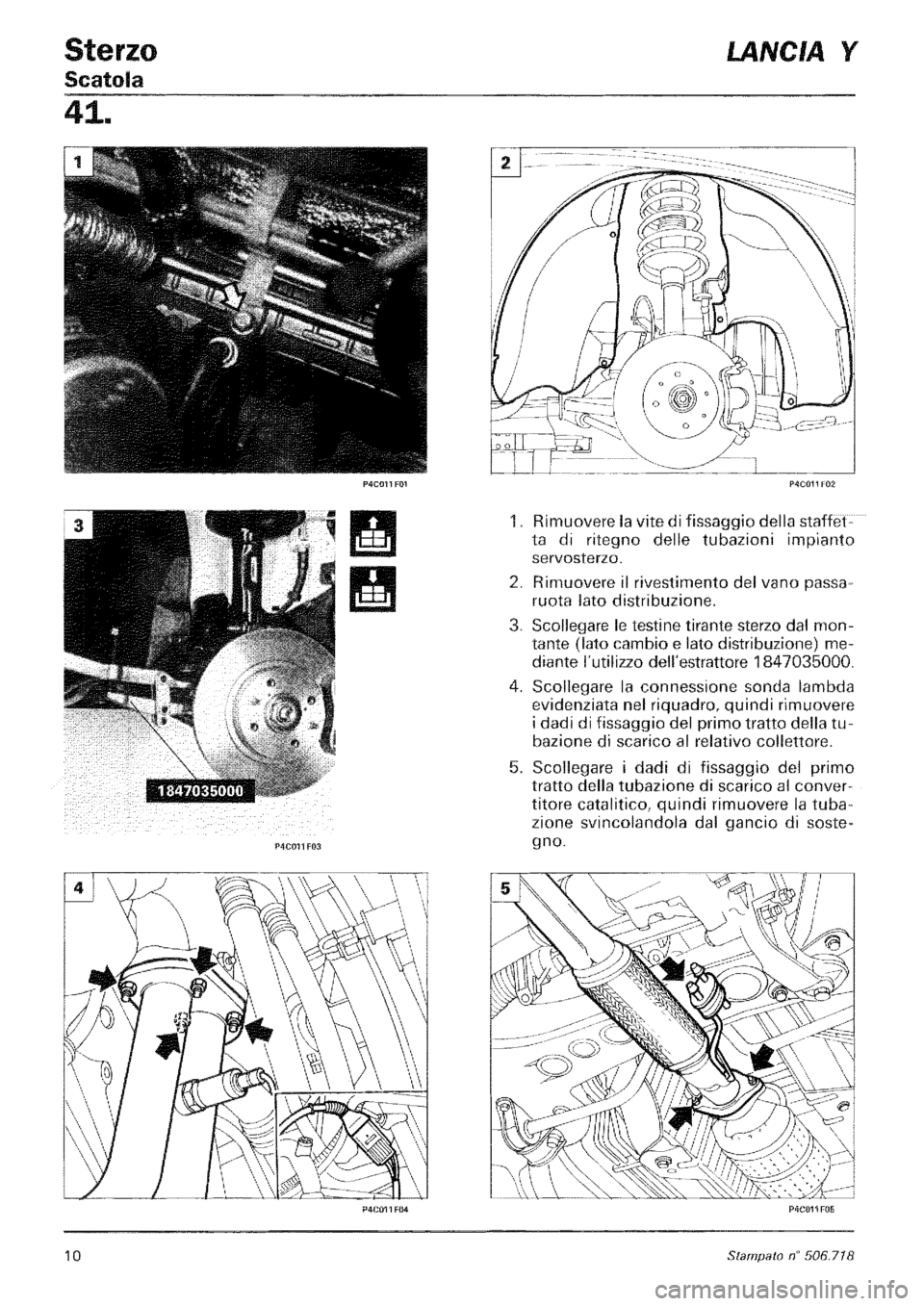LANCIA Y 1997  Service Repair Manual 