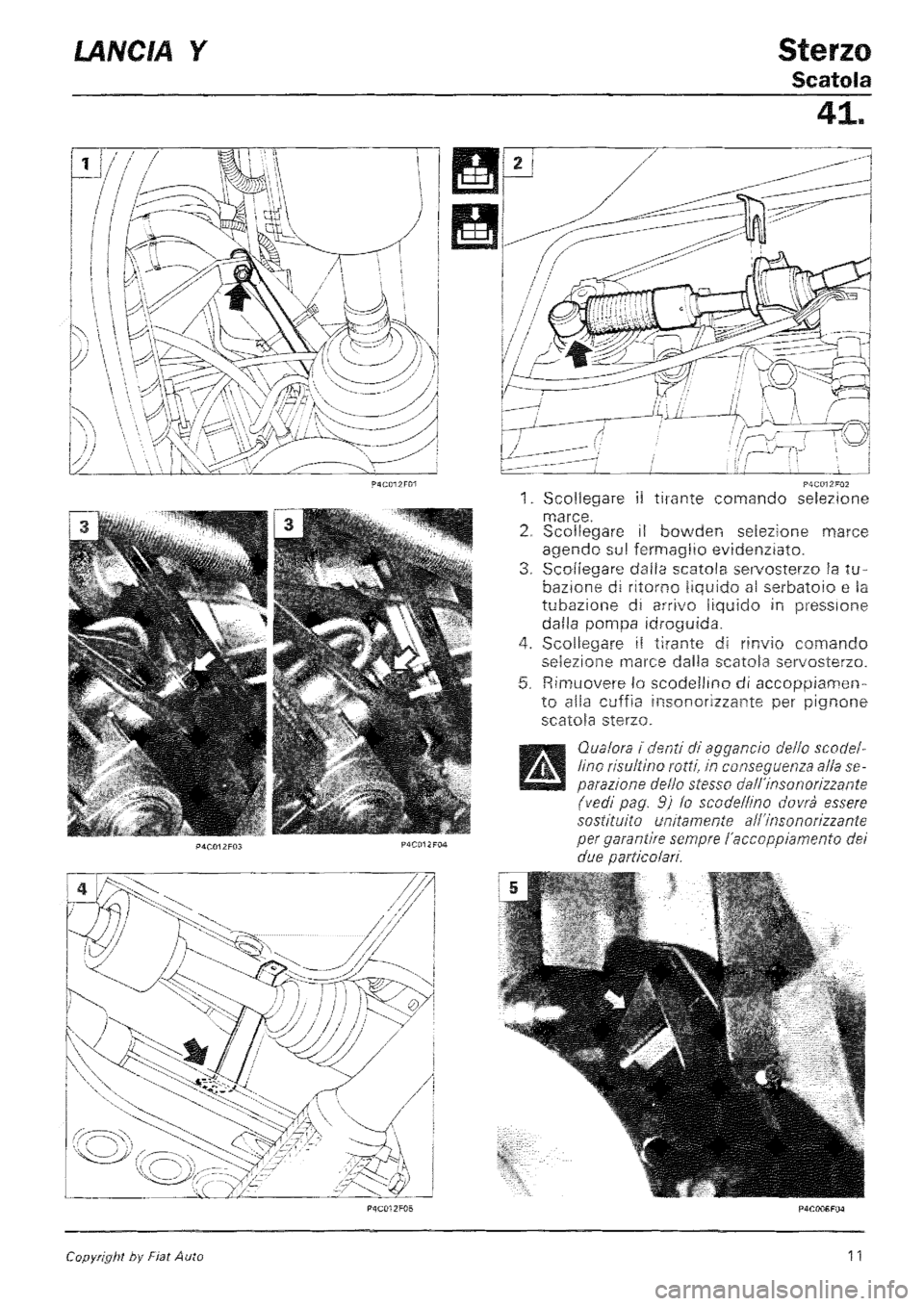 LANCIA Y 1997  Service Repair Manual 