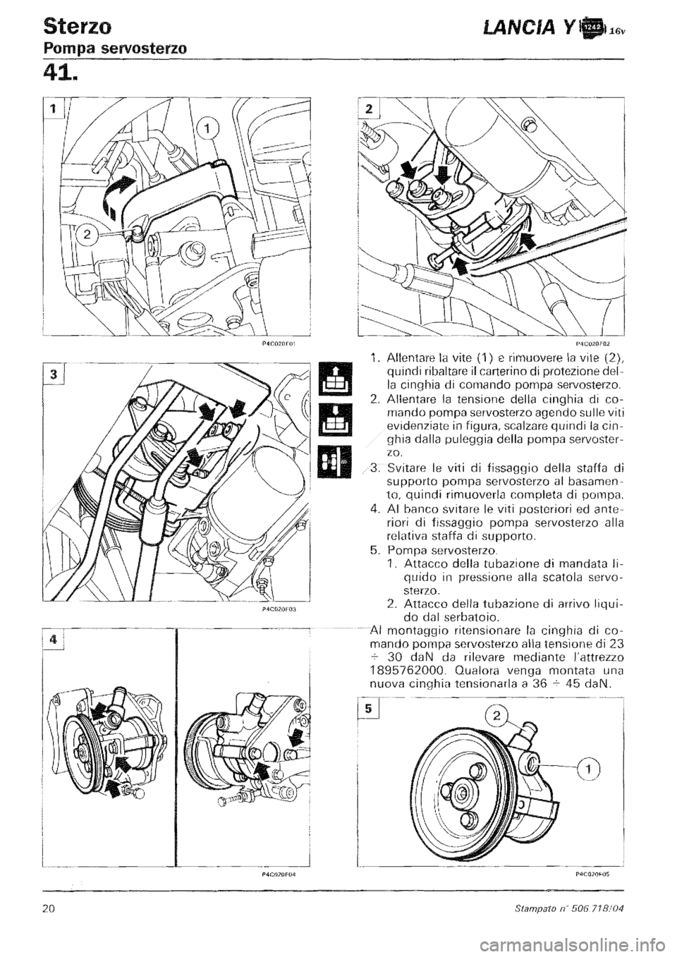 LANCIA Y 1997  Service Repair Manual 