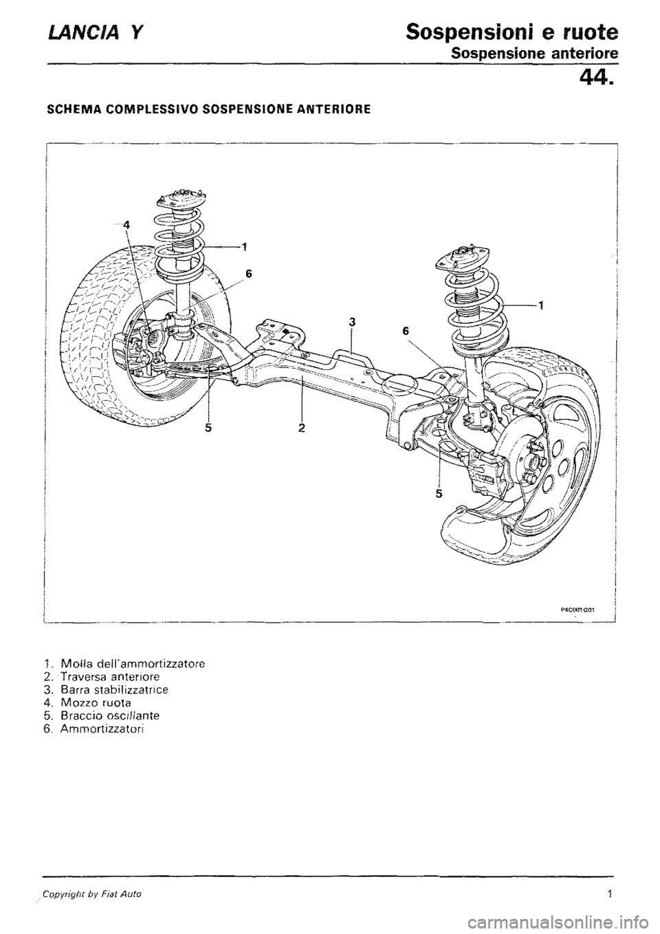 LANCIA Y 1997  Service Repair Manual 