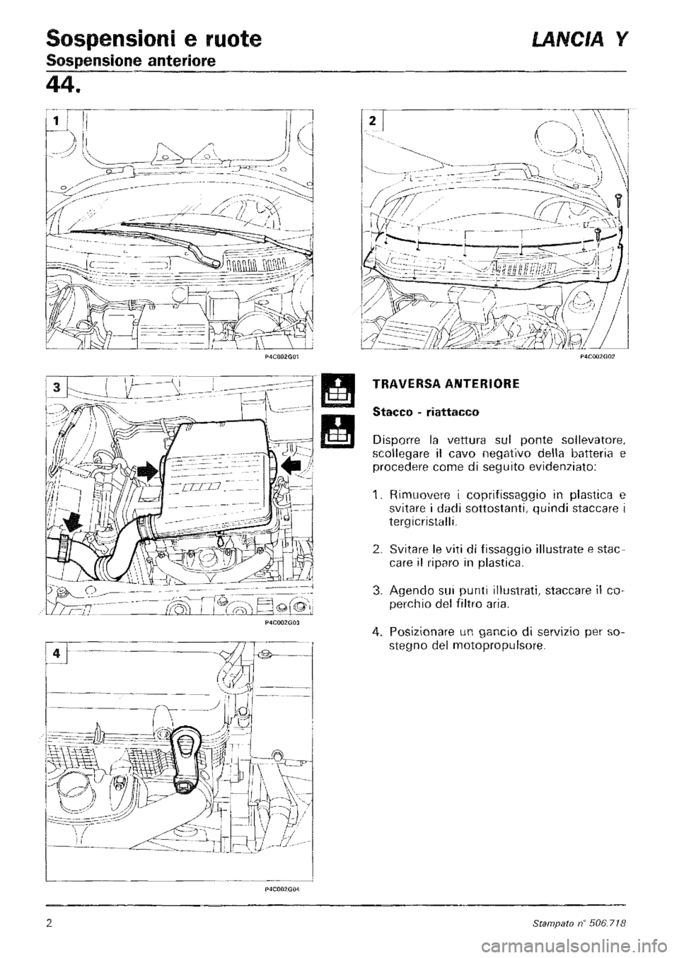 LANCIA Y 1997  Service Repair Manual 