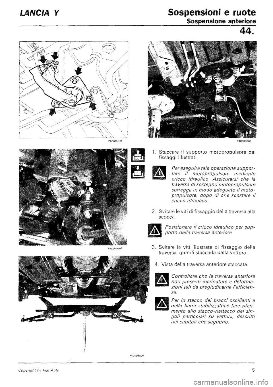 LANCIA Y 1997  Service Repair Manual 