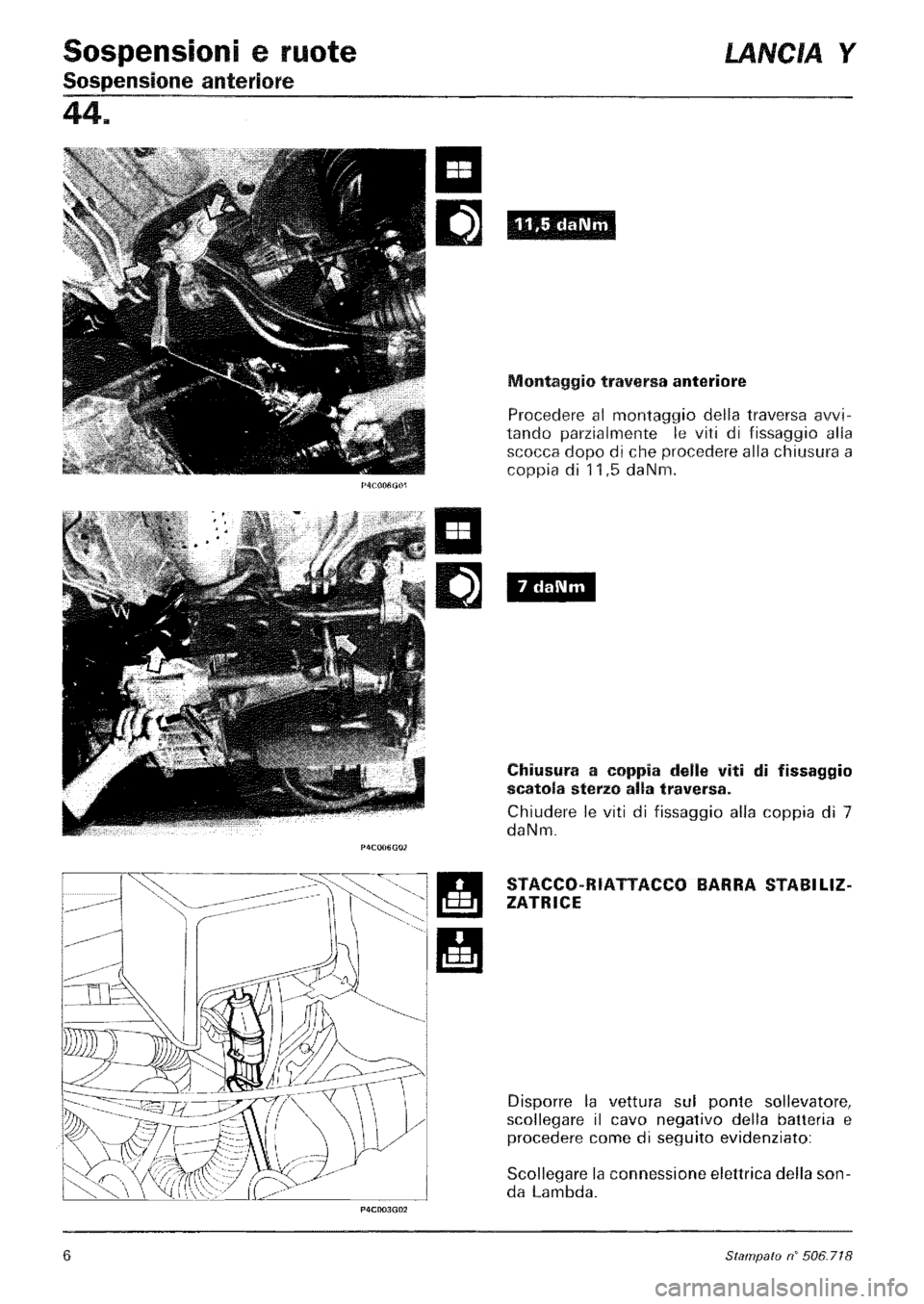 LANCIA Y 1997  Service Repair Manual 