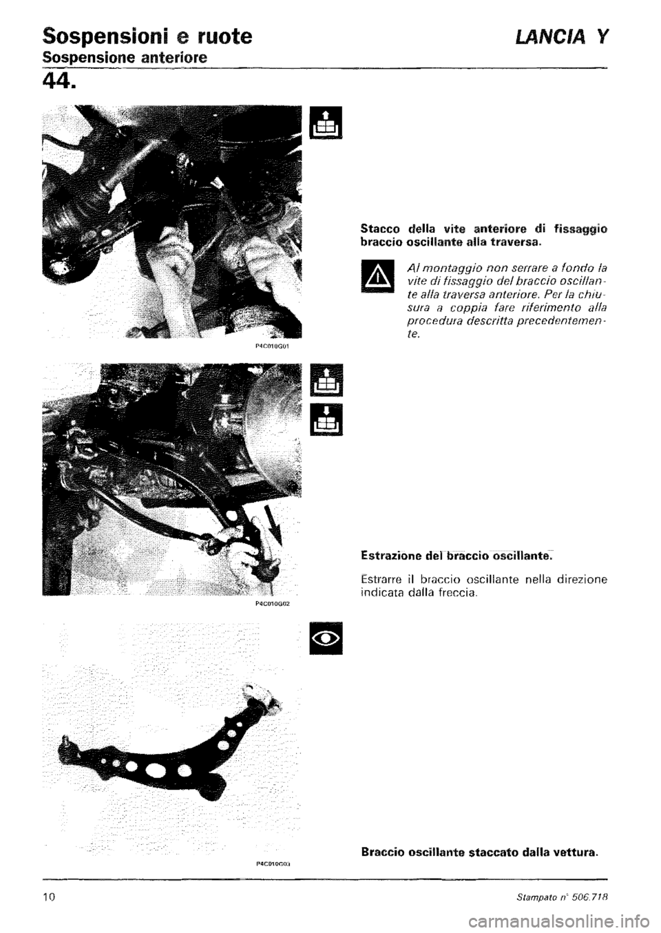 LANCIA Y 1997  Service Repair Manual 