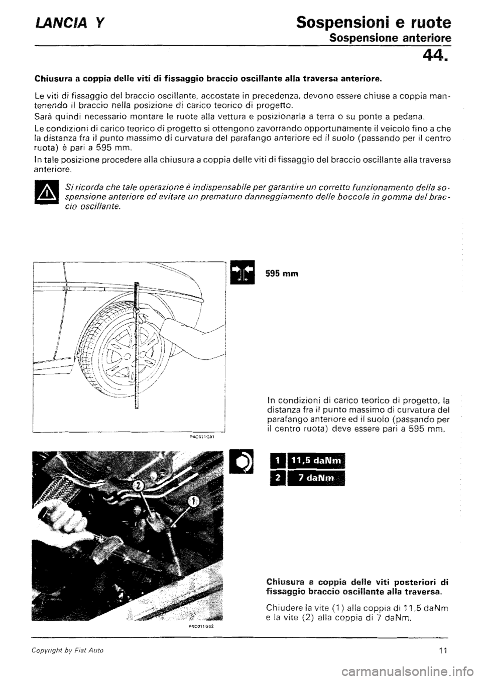 LANCIA Y 1997  Service Repair Manual 