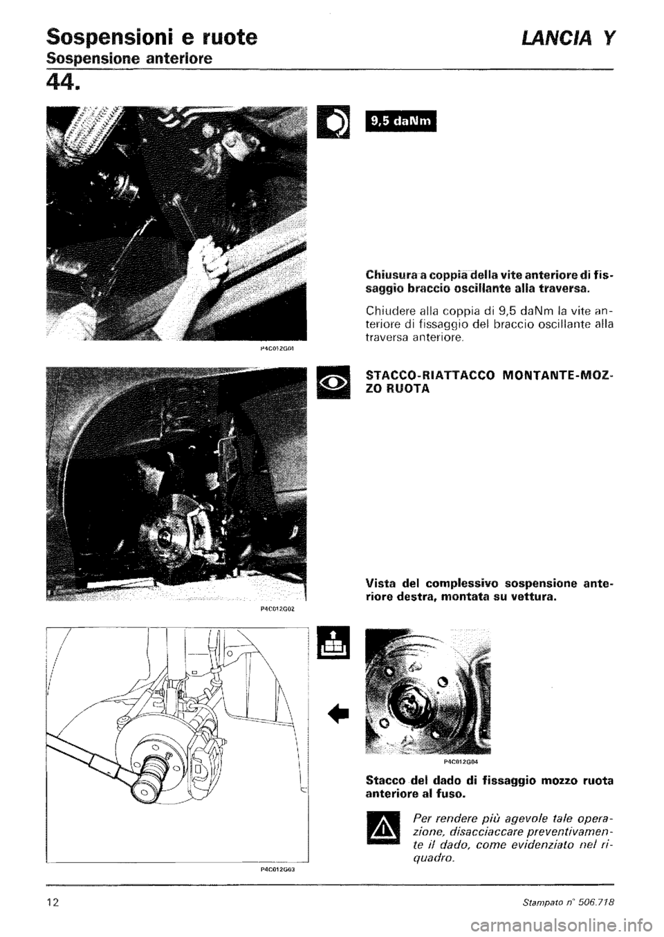 LANCIA Y 1997  Service Repair Manual 